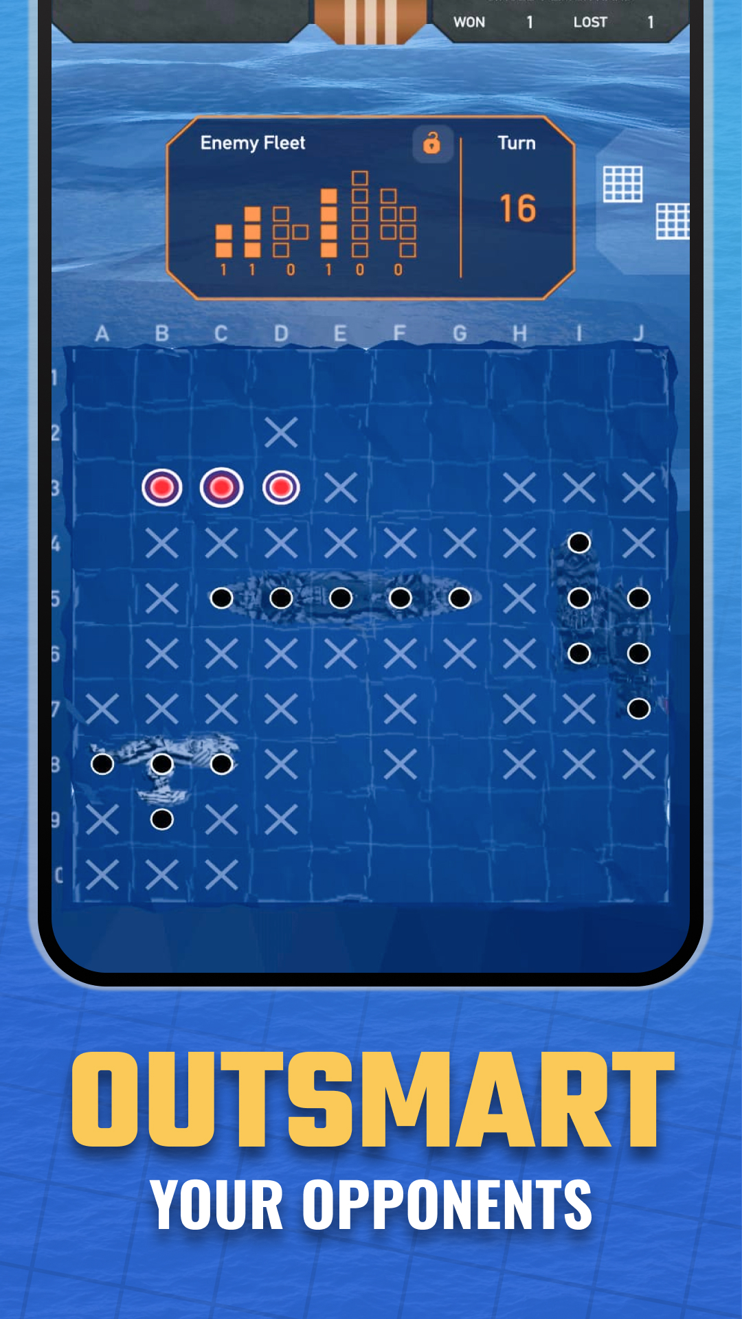 اسکرین شات 3 بازی Fleet Battle - Sea Battle