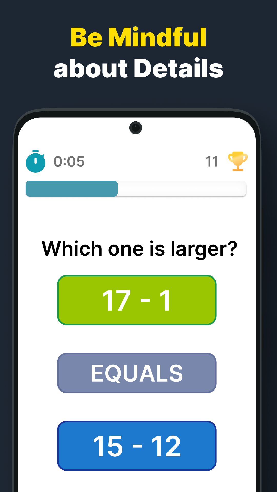 اسکرین شات 4 بازی Math Games for the Brain