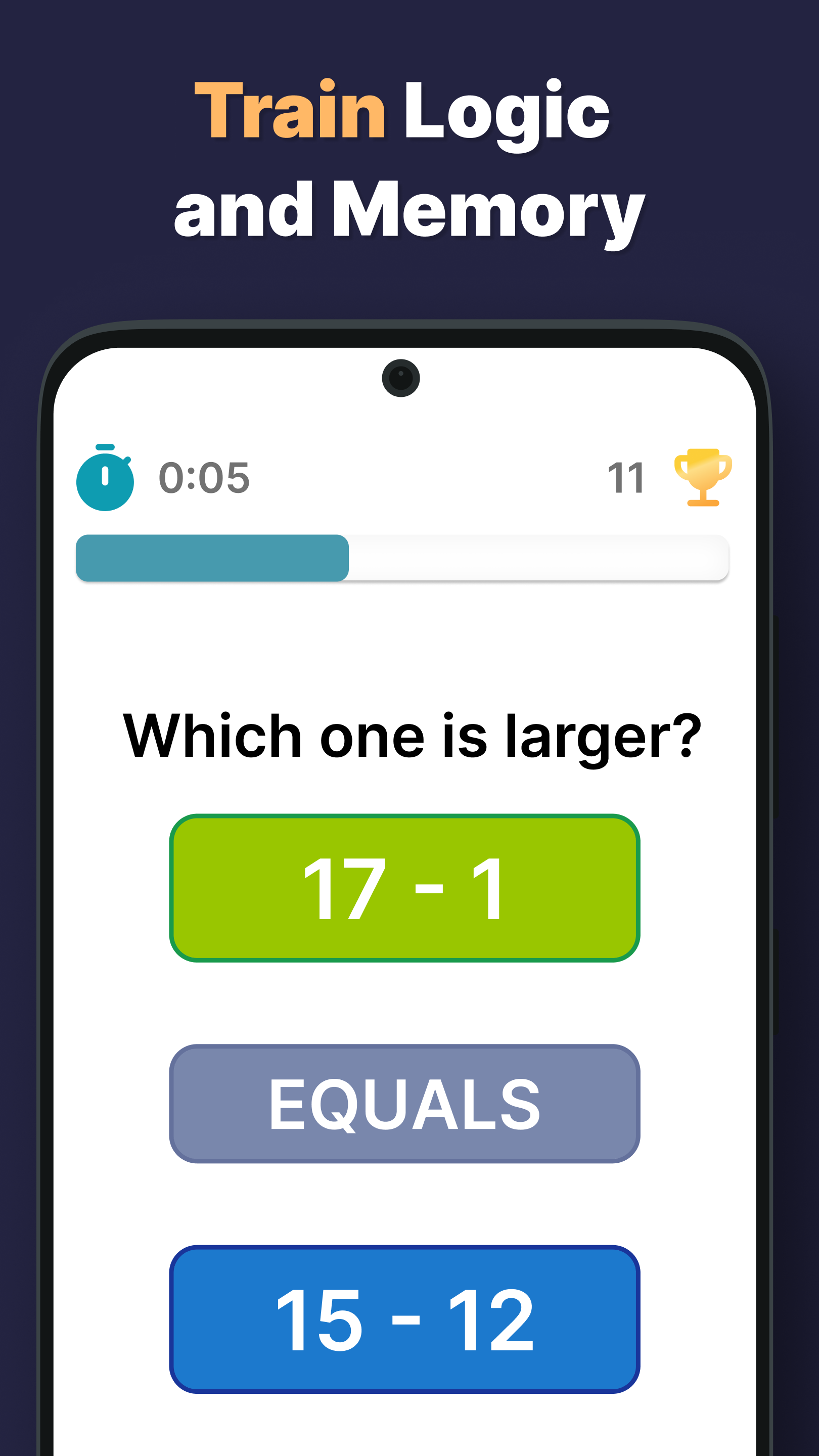 اسکرین شات 4 بازی Brain Games: Math and IQ Test