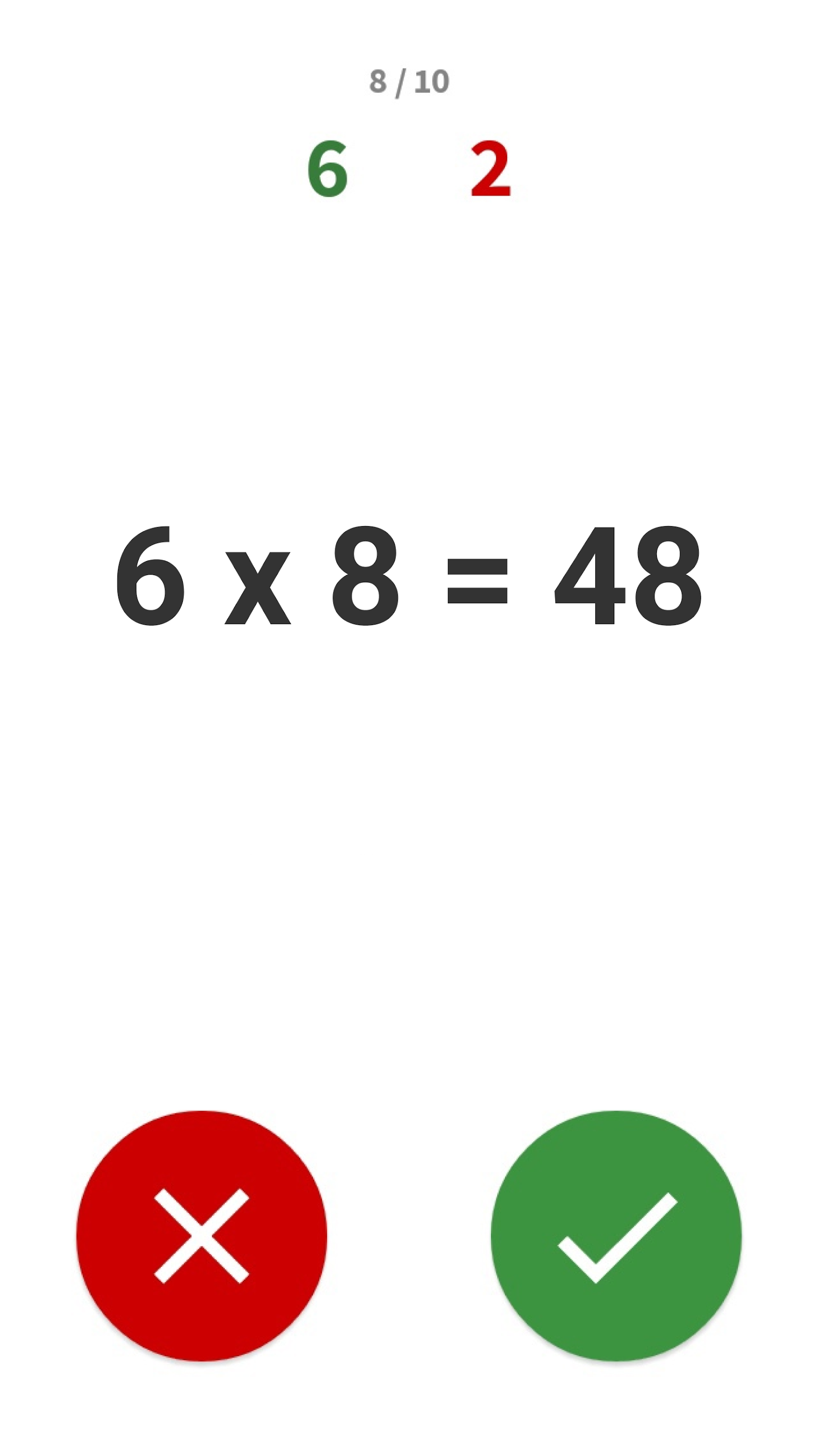 اسکرین شات 1 بازی Multiplication Games Math quiz