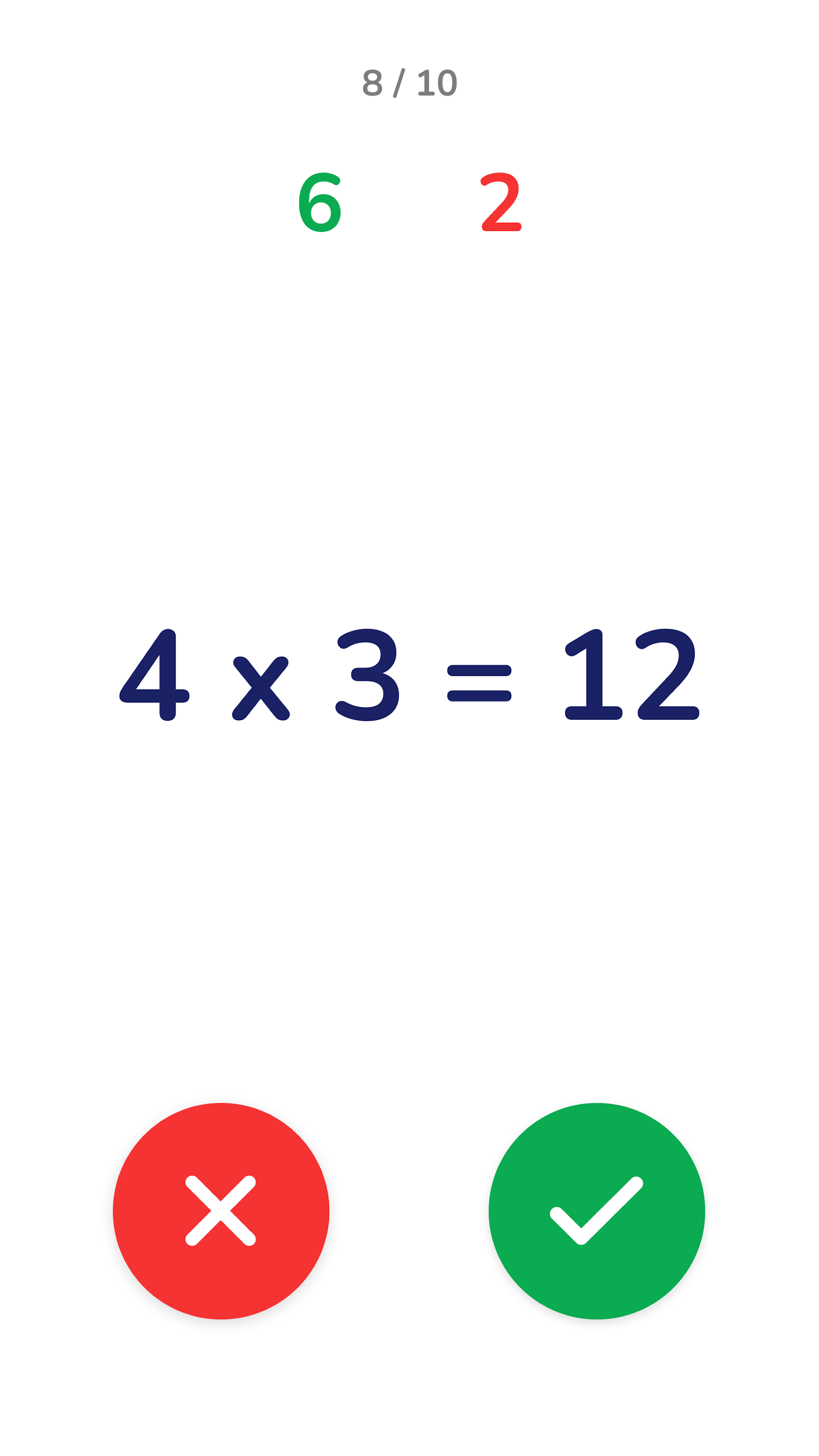 اسکرین شات 1 بازی Times Table  - Learn Math
