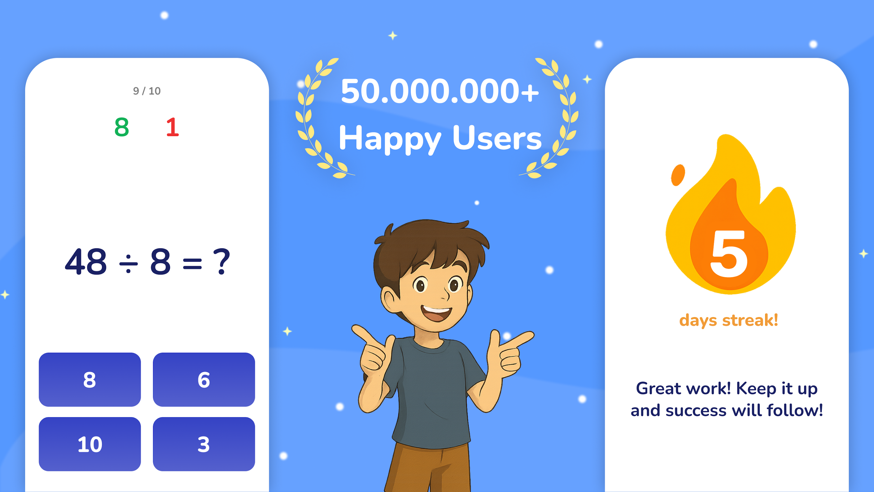 اسکرین شات 7 بازی Multiplication Games Math quiz