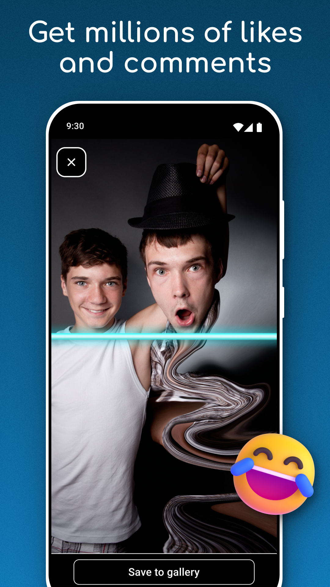 اسکرین شات 3 برنامه TIME WARP SCAN: Face Scanner
