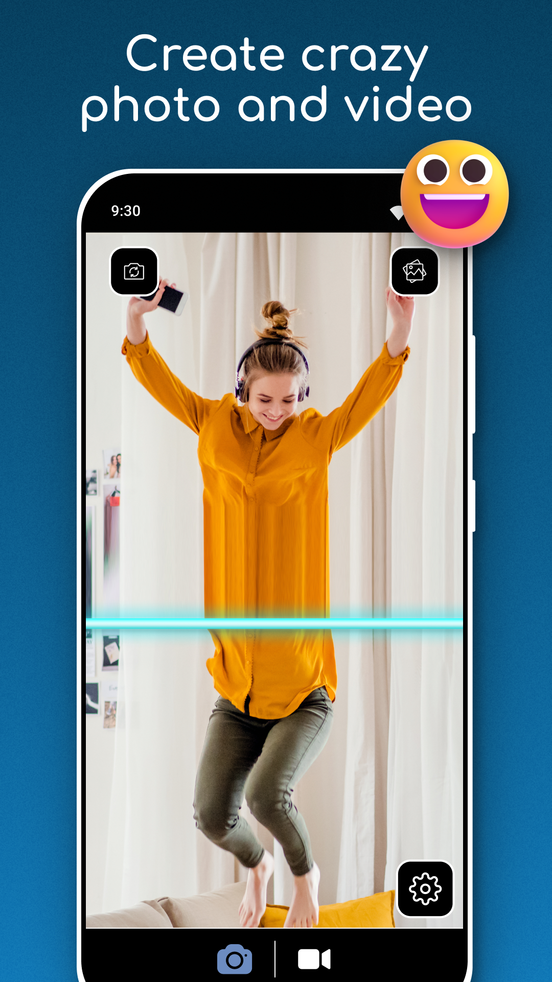 اسکرین شات 2 برنامه TIME WARP SCAN: Face Scanner