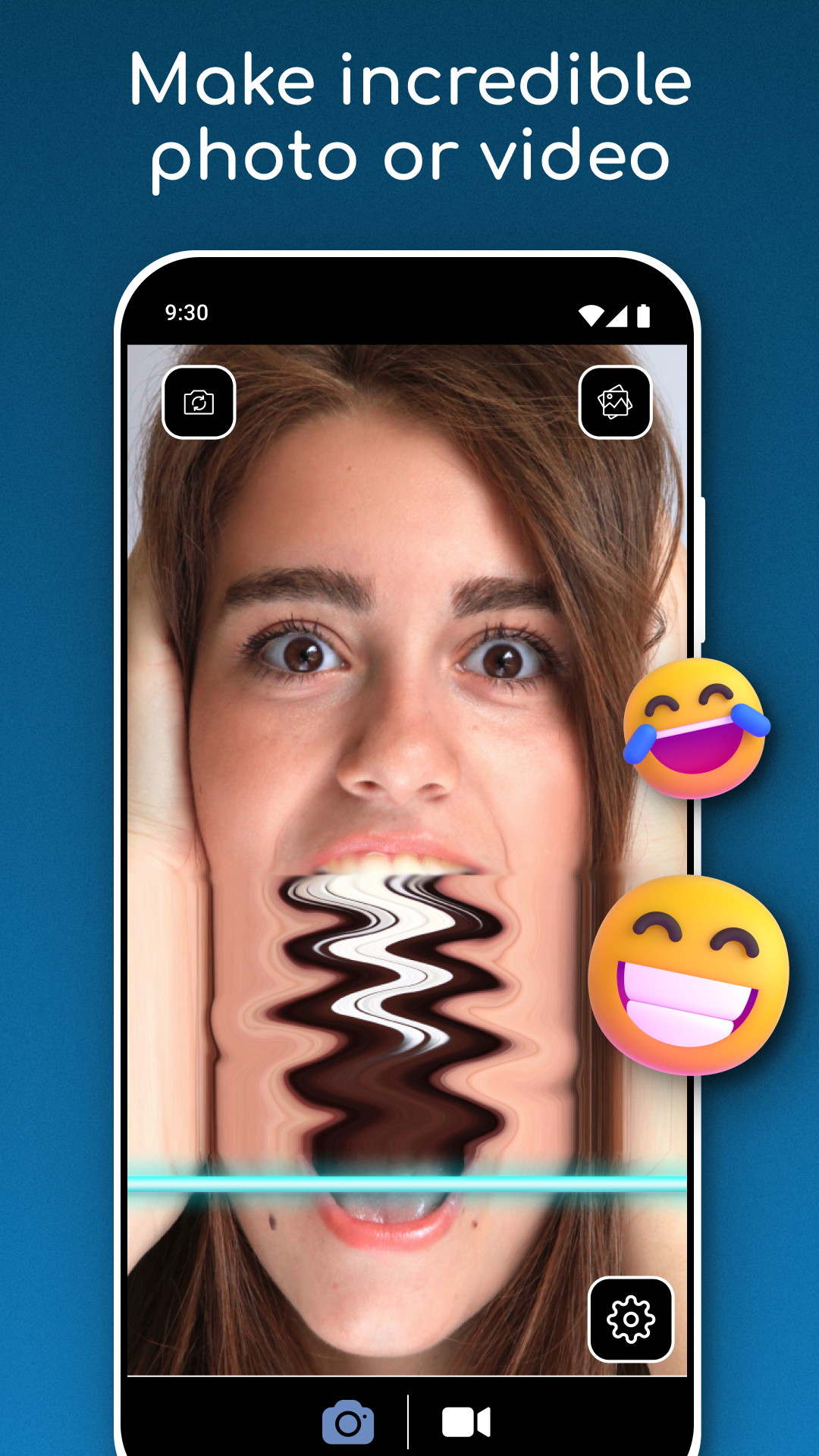 اسکرین شات 1 برنامه TIME WARP SCAN: Face Scanner