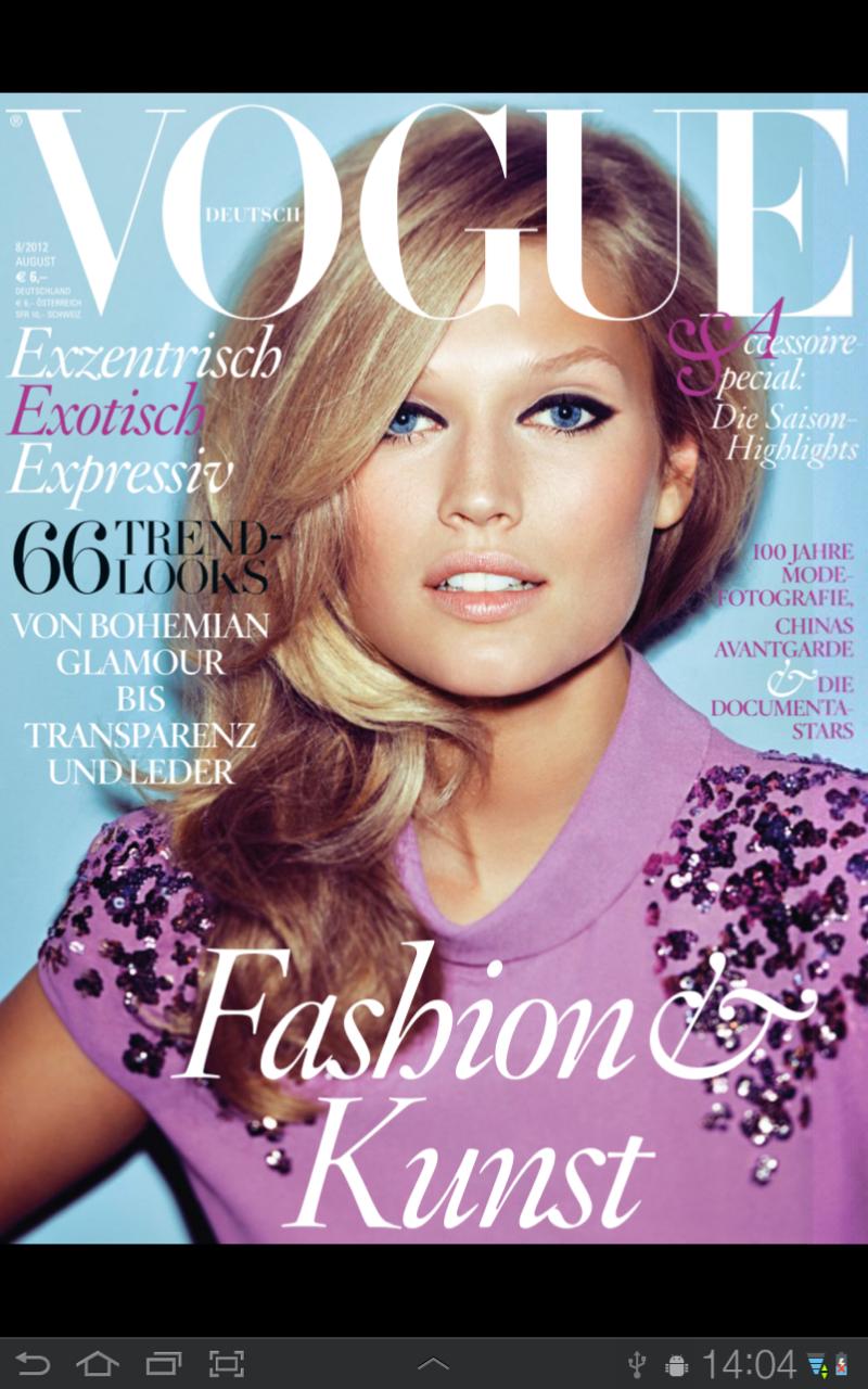 اسکرین شات 2 برنامه VOGUE MAGAZIN (D)