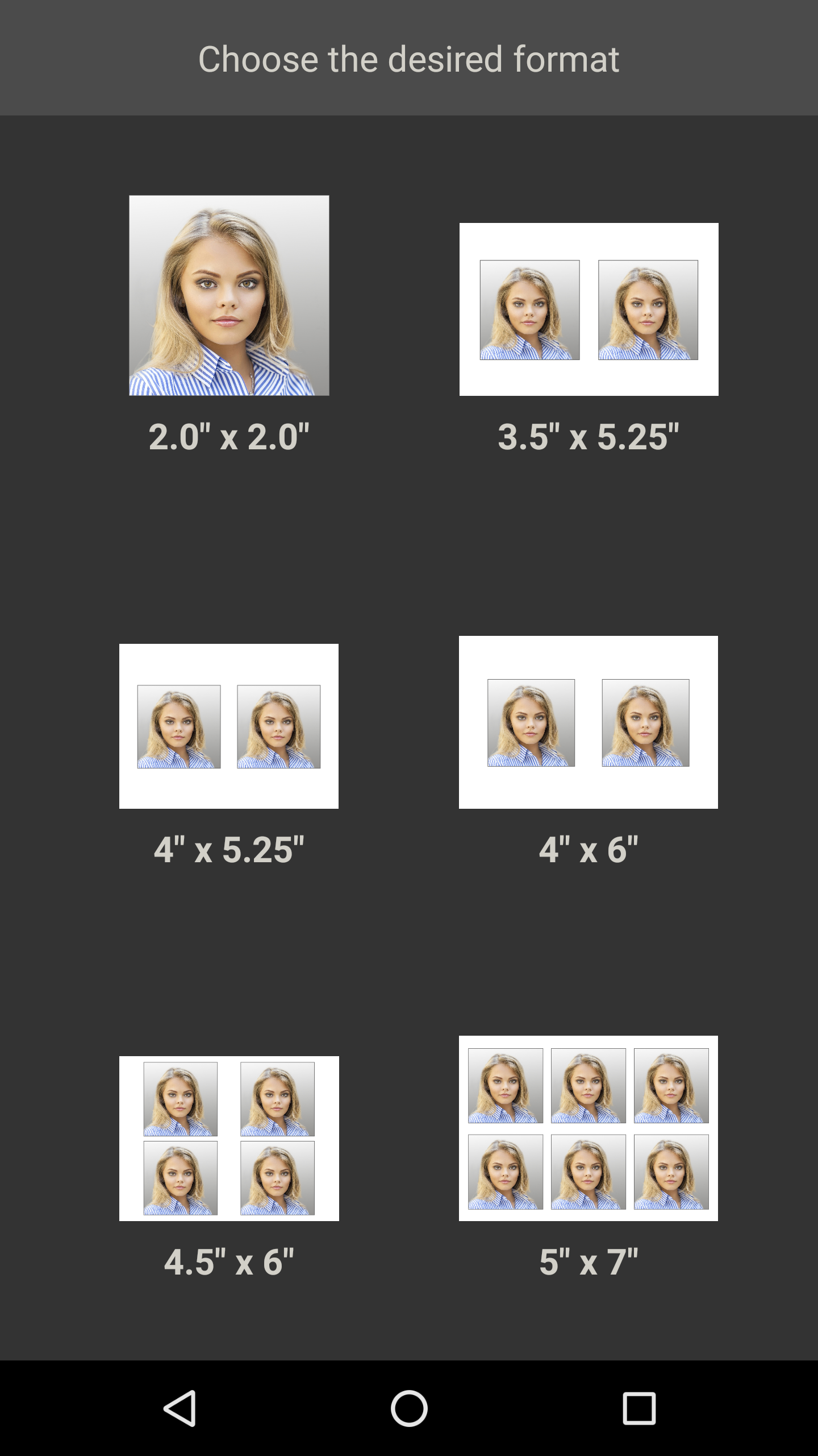 اسکرین شات 2 برنامه Passport Photo - ID Photo