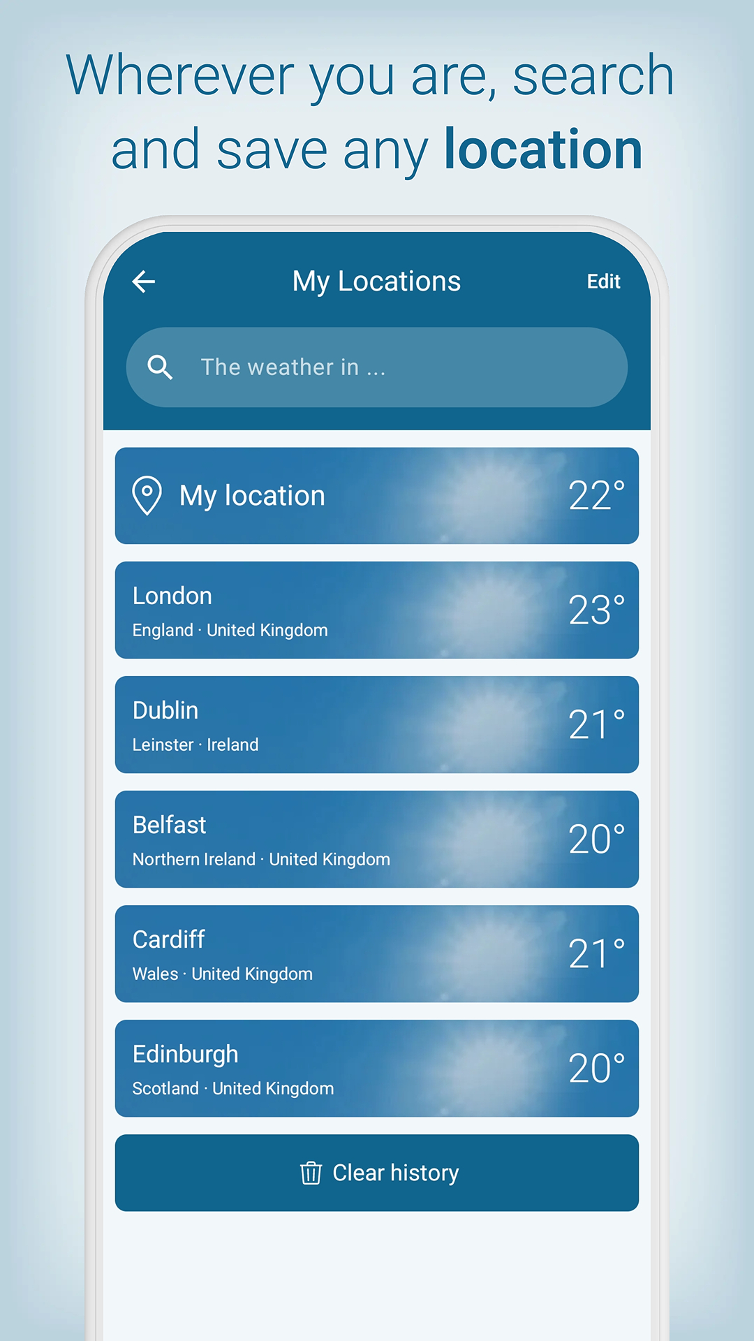 اسکرین شات 7 برنامه Weather & Radar - Forecasts