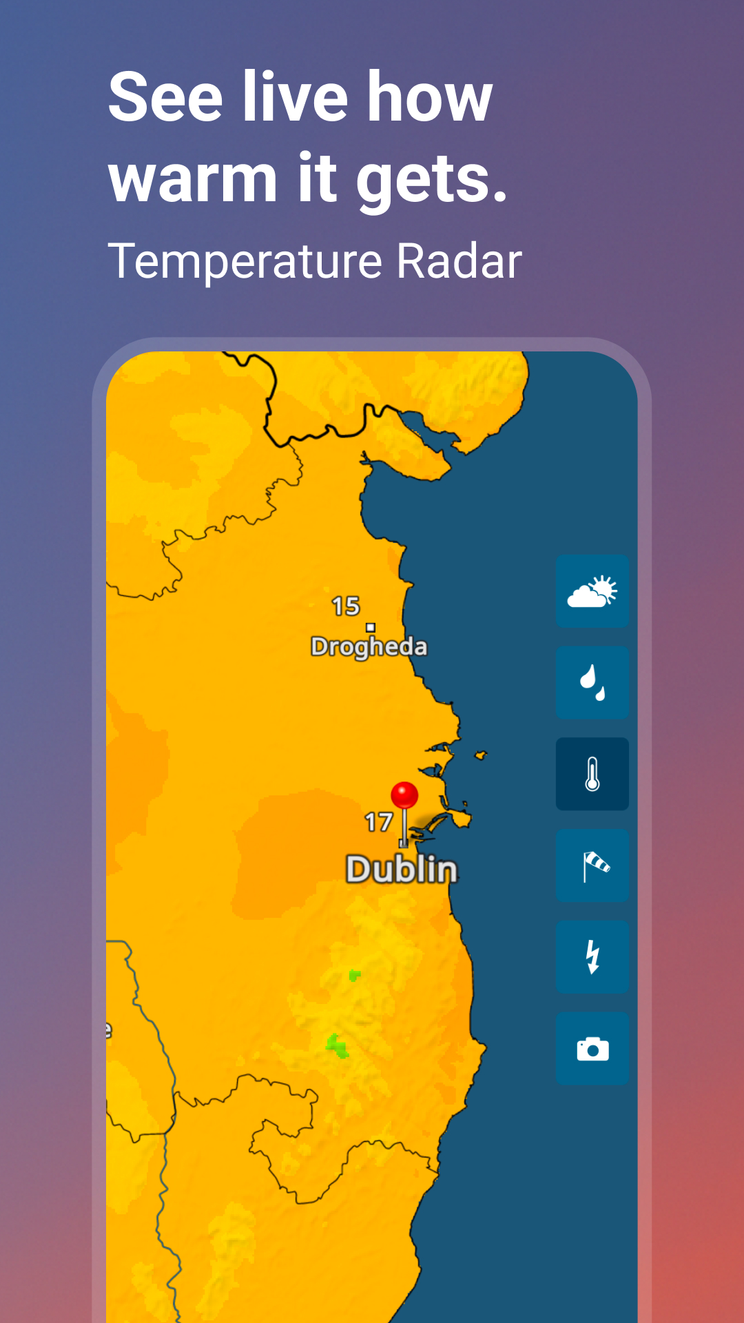 اسکرین شات 3 برنامه Weather & Radar