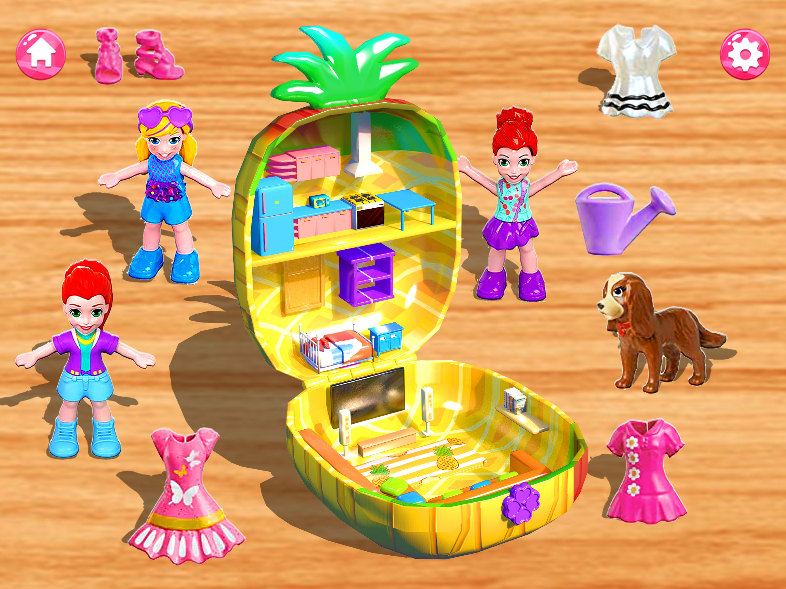 اسکرین شات 2 بازی Surprise Doll House Girl Games
