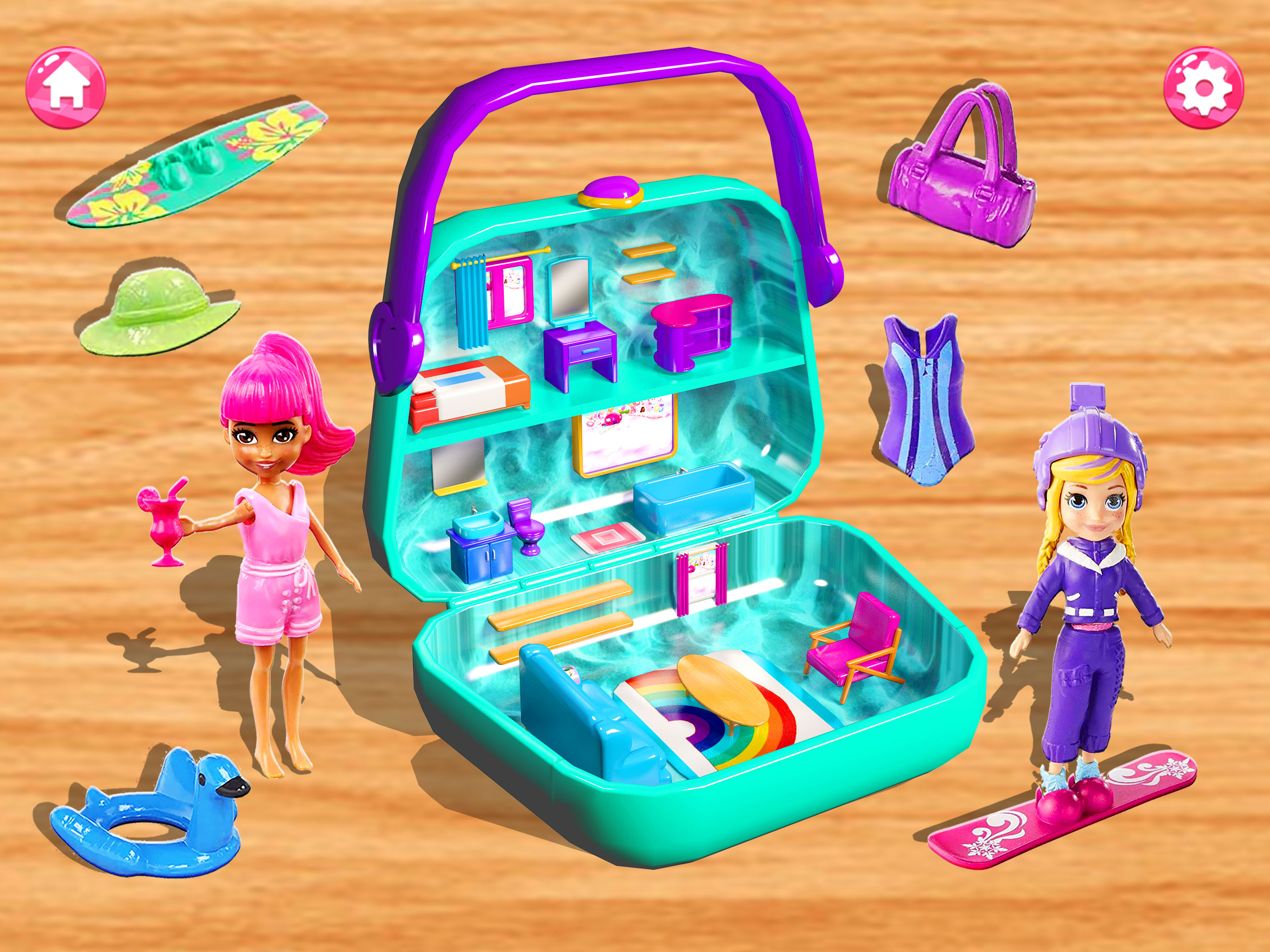 اسکرین شات 3 بازی Surprise Doll House Girl Games