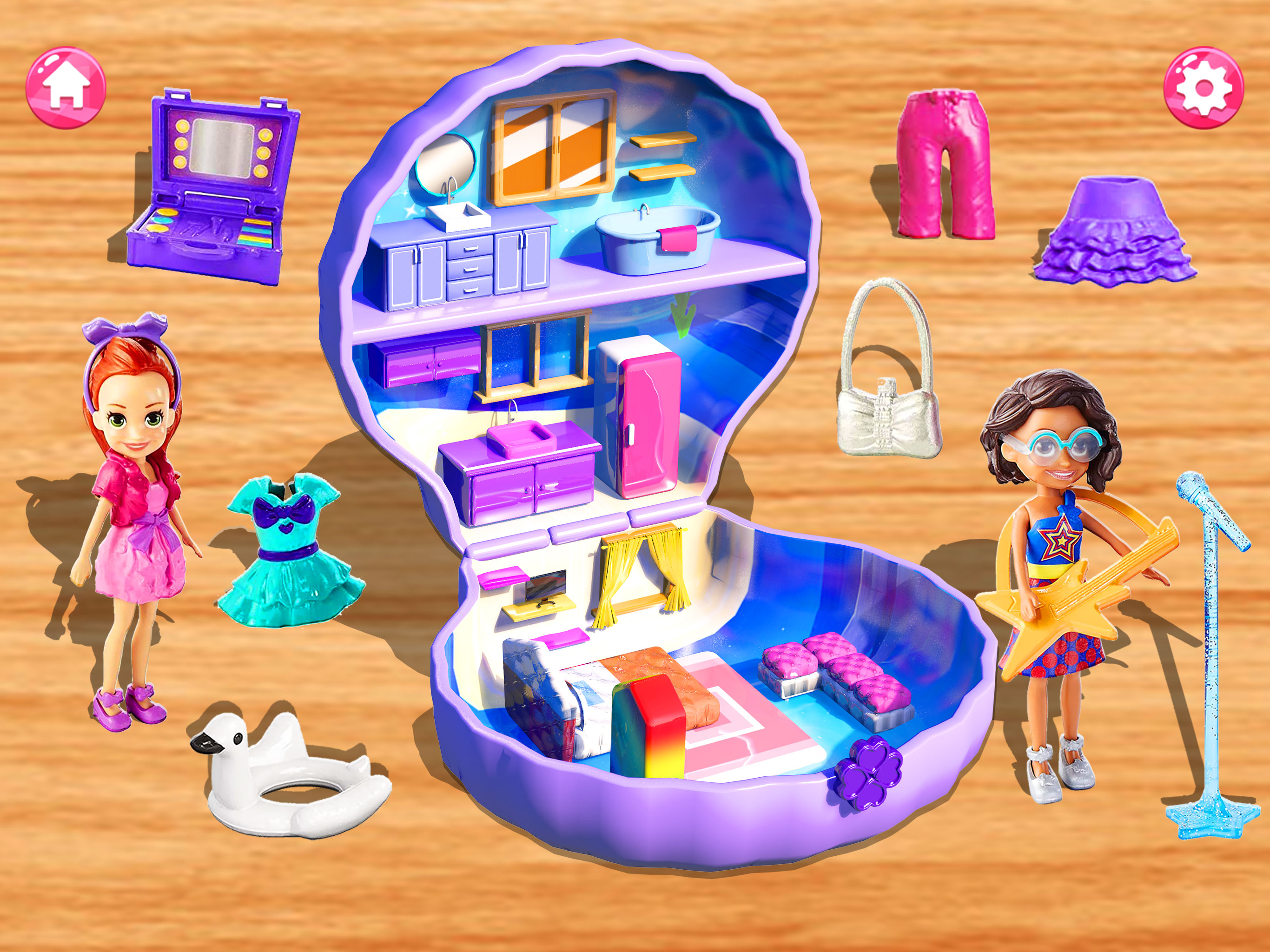 اسکرین شات 1 بازی Surprise Doll House Girl Games