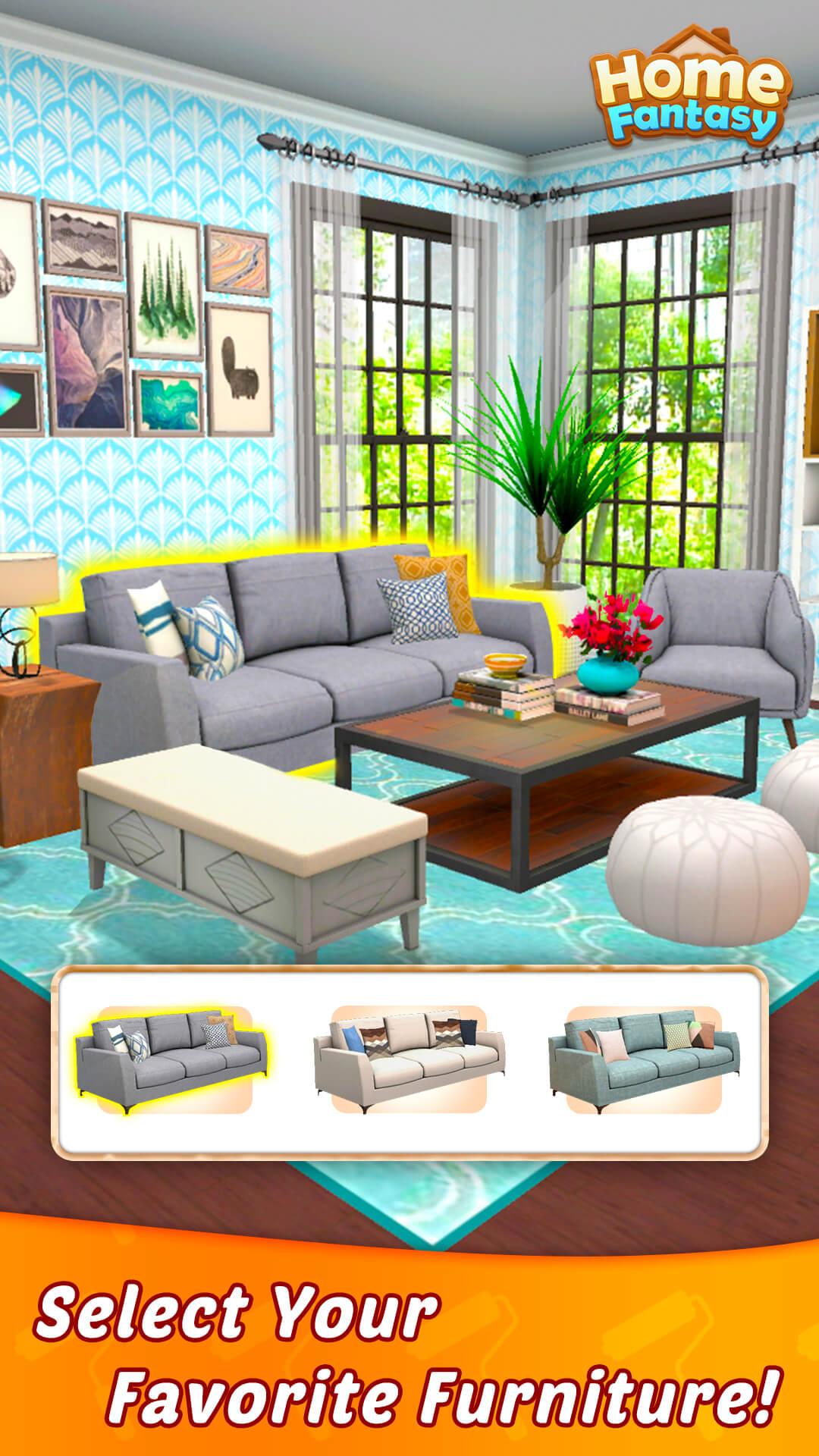 اسکرین شات 1 بازی Home Fantasy - Home Design