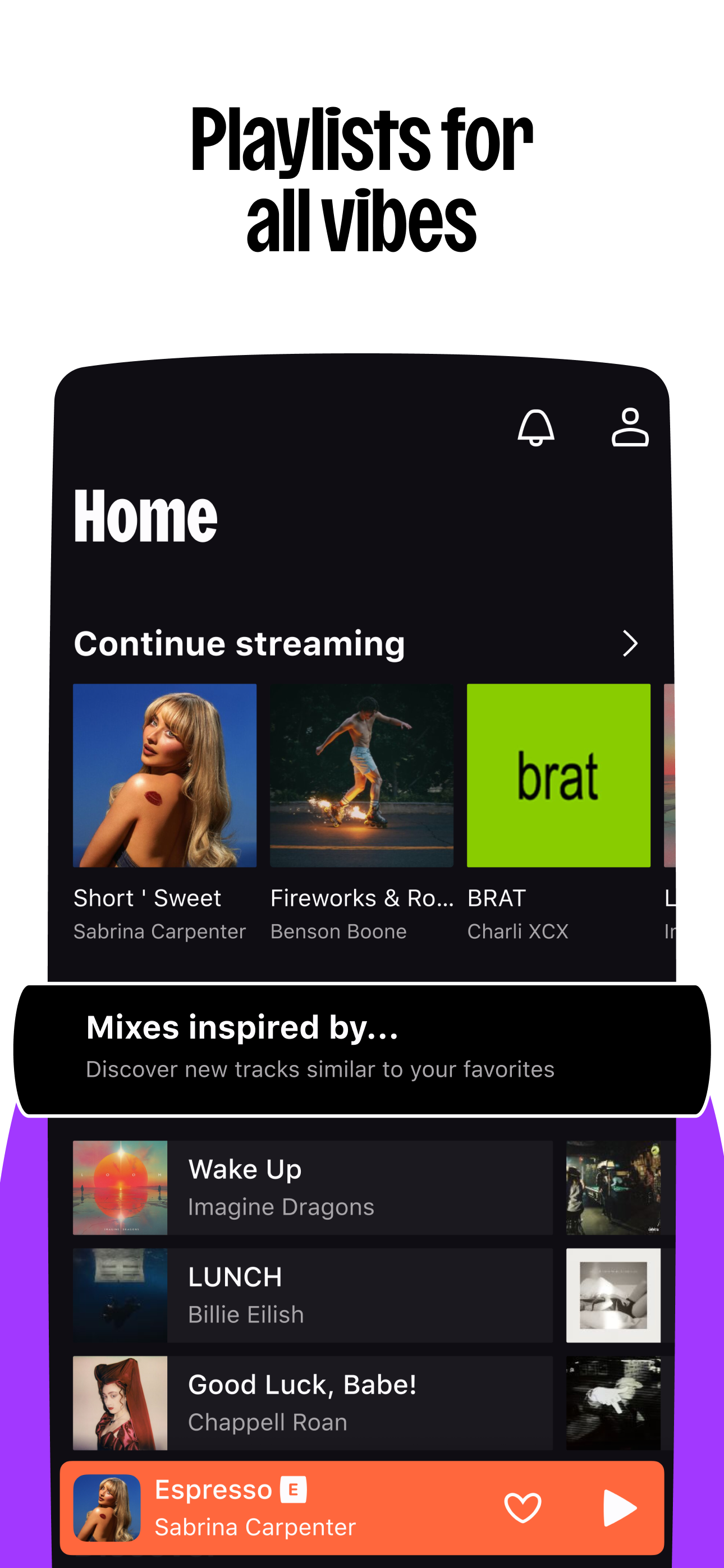 اسکرین شات 1 برنامه Deezer: Music & Podcast Player