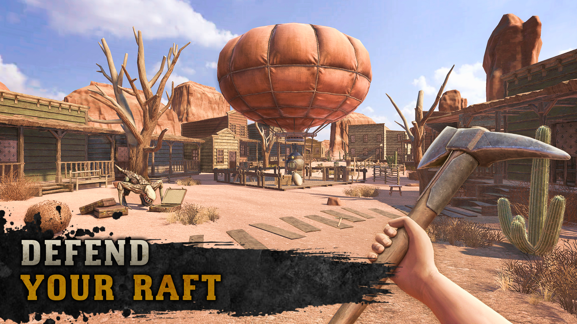 اسکرین شات 2 بازی Raft Survival: Desert Nomad