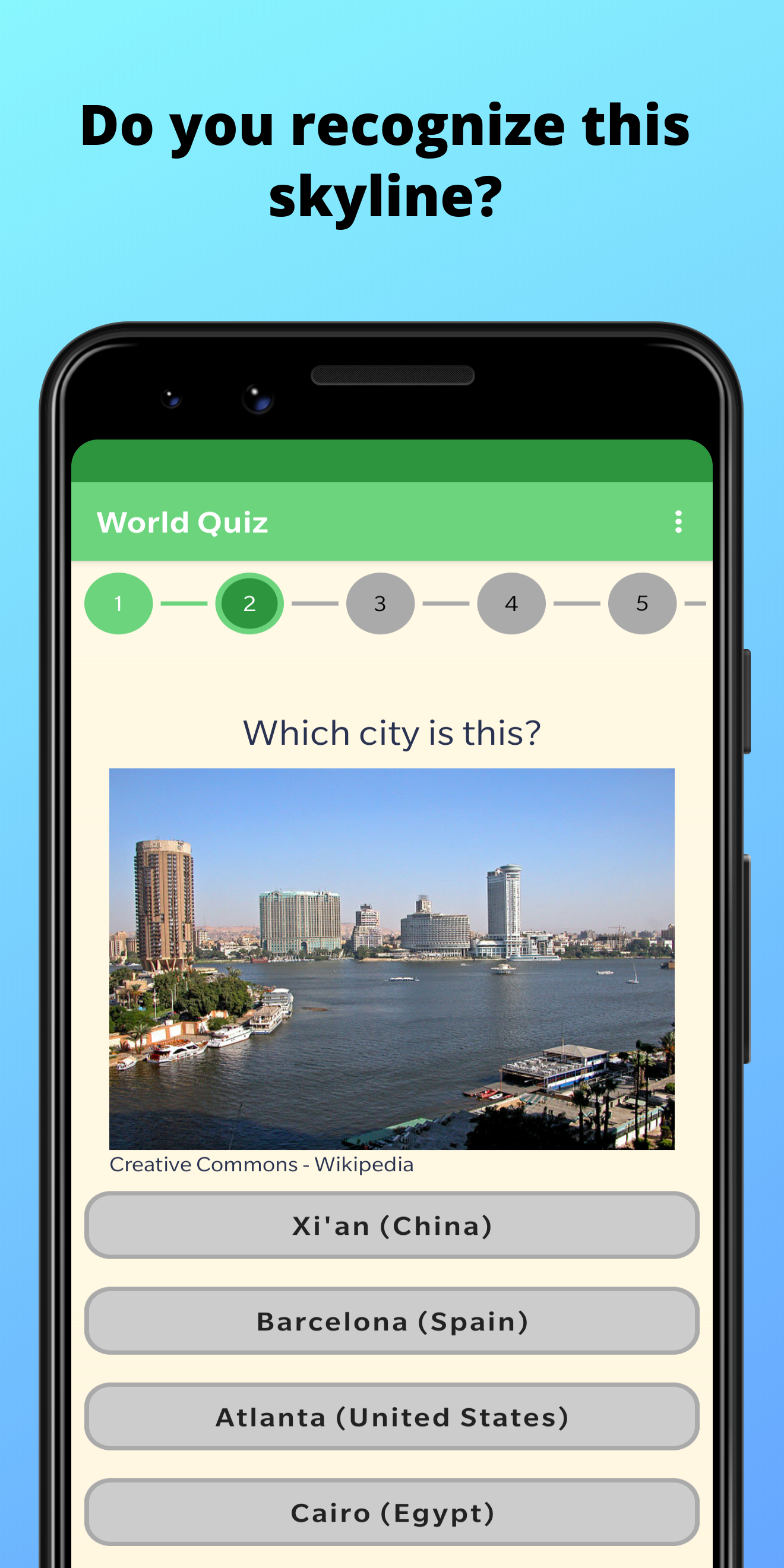 اسکرین شات 1 بازی World Quiz - Geography Trivia