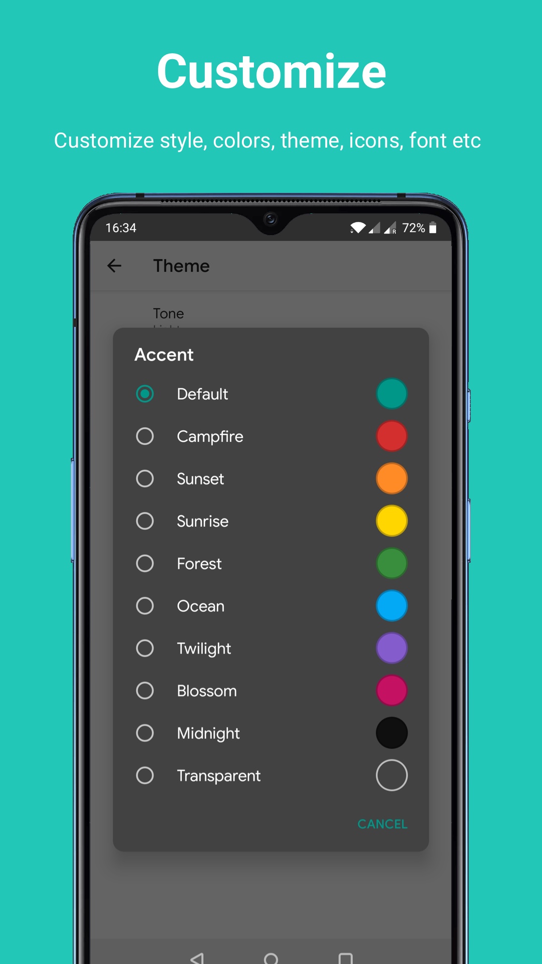 اسکرین شات 3 برنامه Material Pixel Launcher Lock
