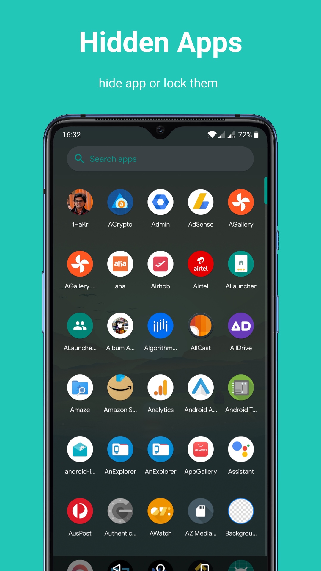 اسکرین شات 5 برنامه Material Pixel Launcher Lock