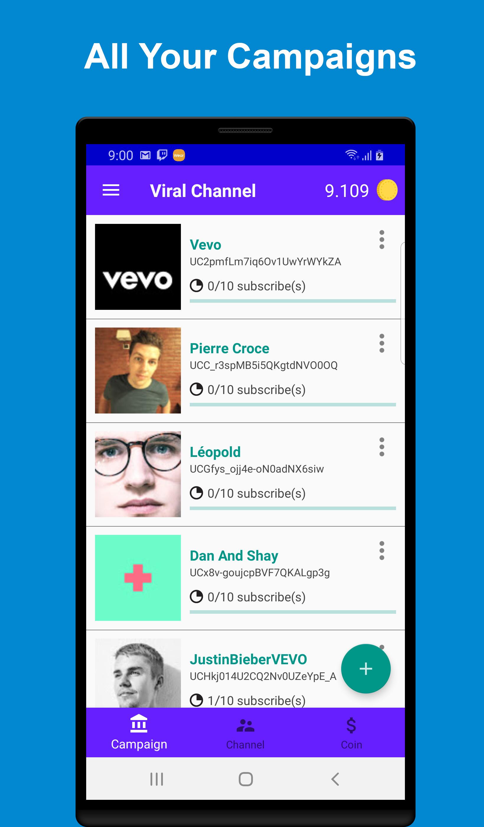 اسکرین شات 3 برنامه Sub4Sub Pro - Sub, View & Like