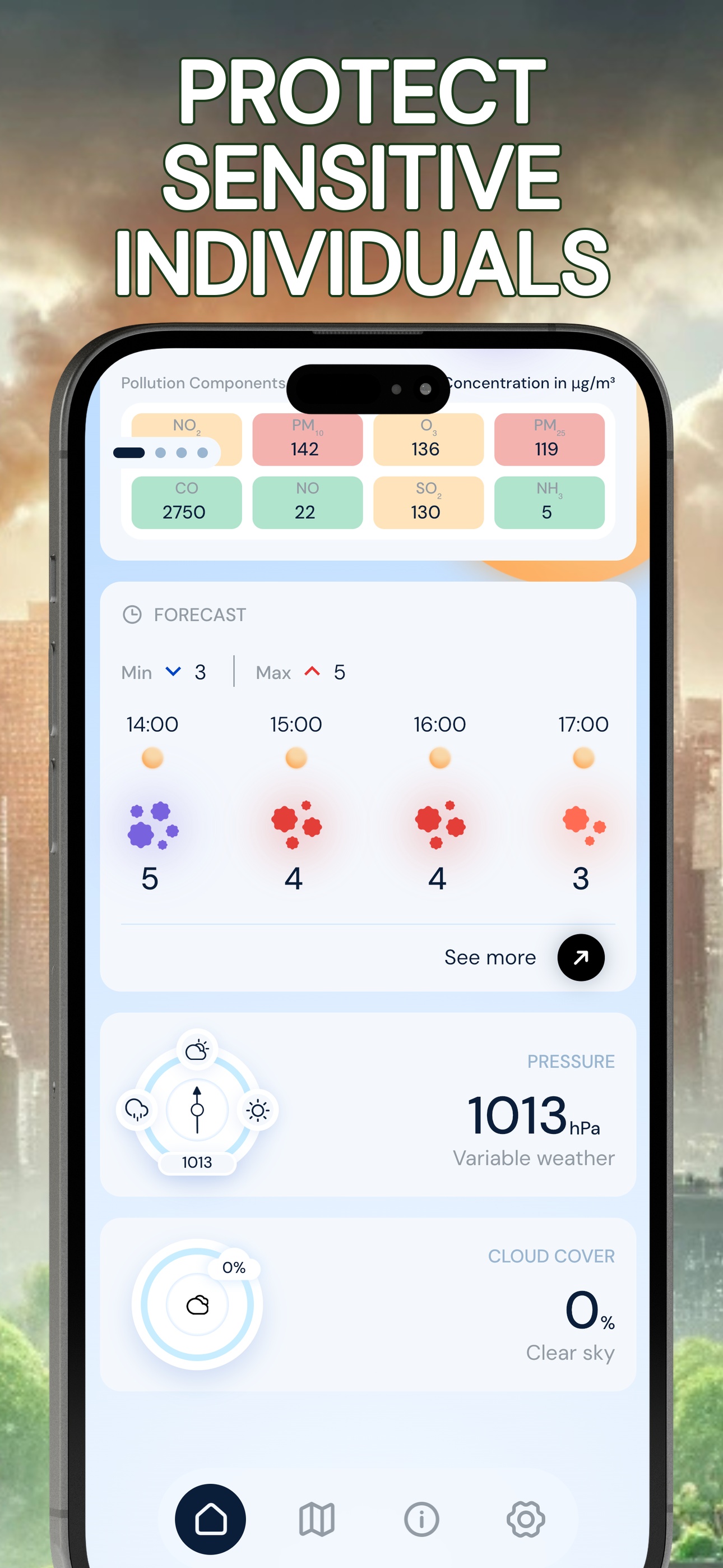 اسکرین شات 6 برنامه Air Quality Widget