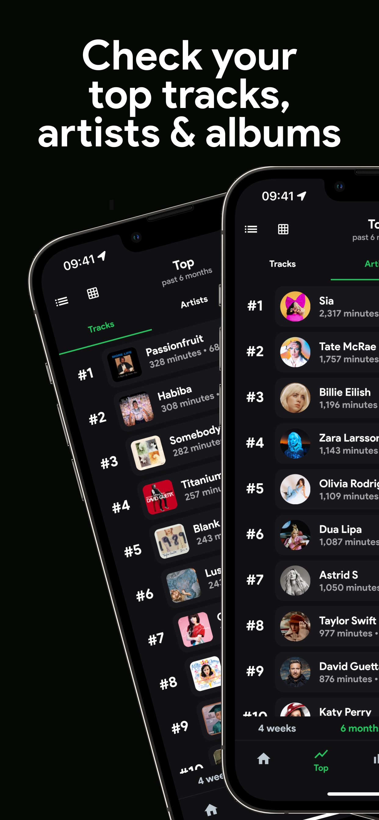 اسکرین شات 3 برنامه stats.fm for Spotify