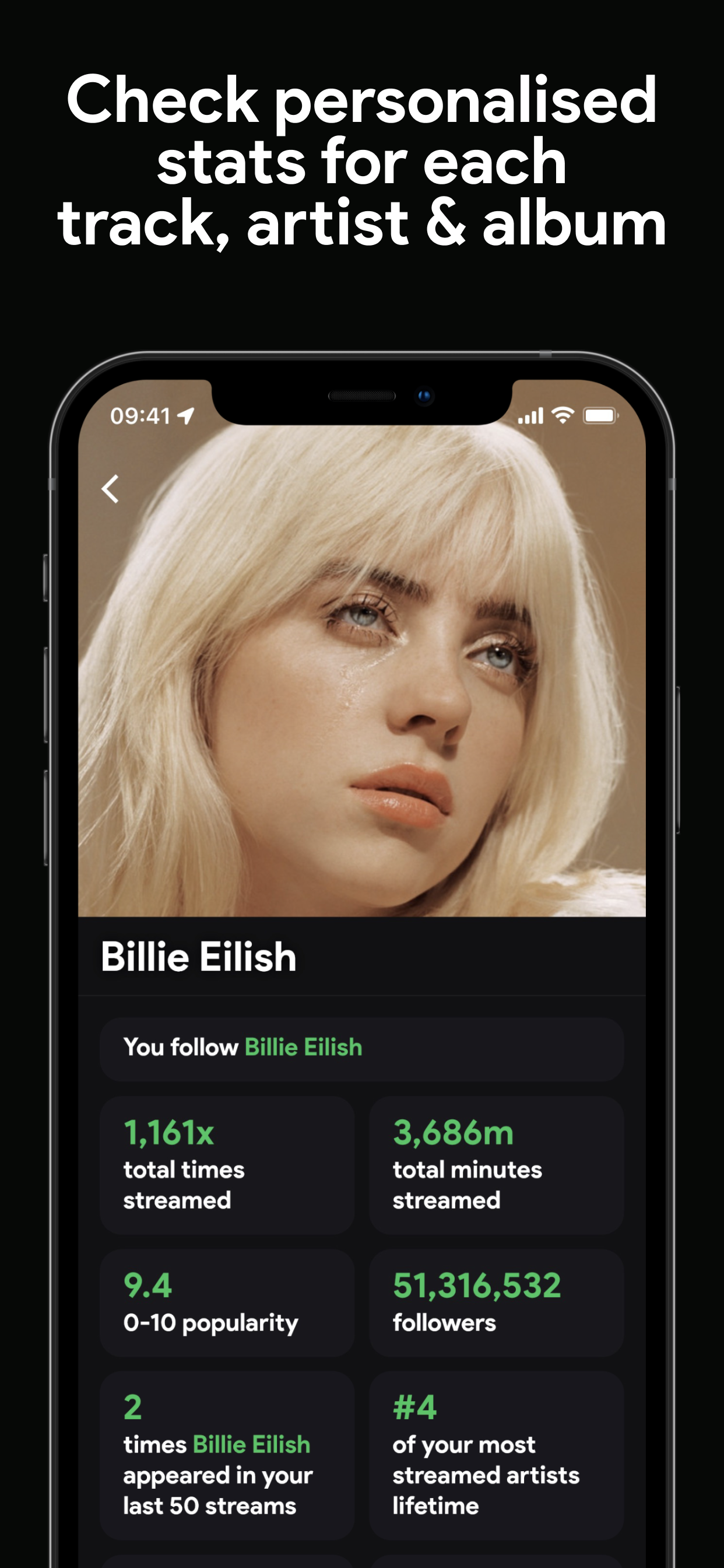 اسکرین شات 7 برنامه stats.fm for Spotify