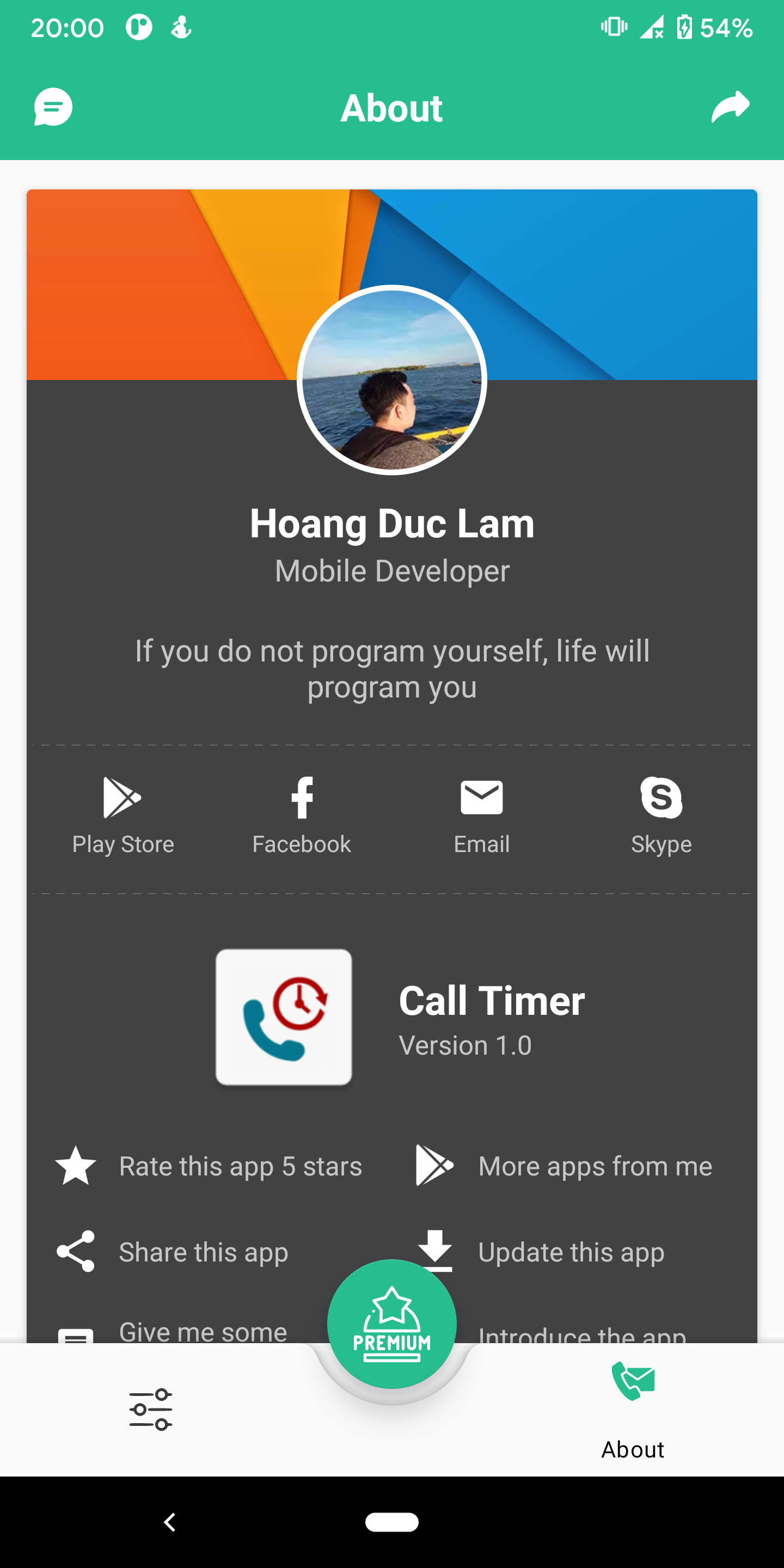 اسکرین شات 5 برنامه Call Timer