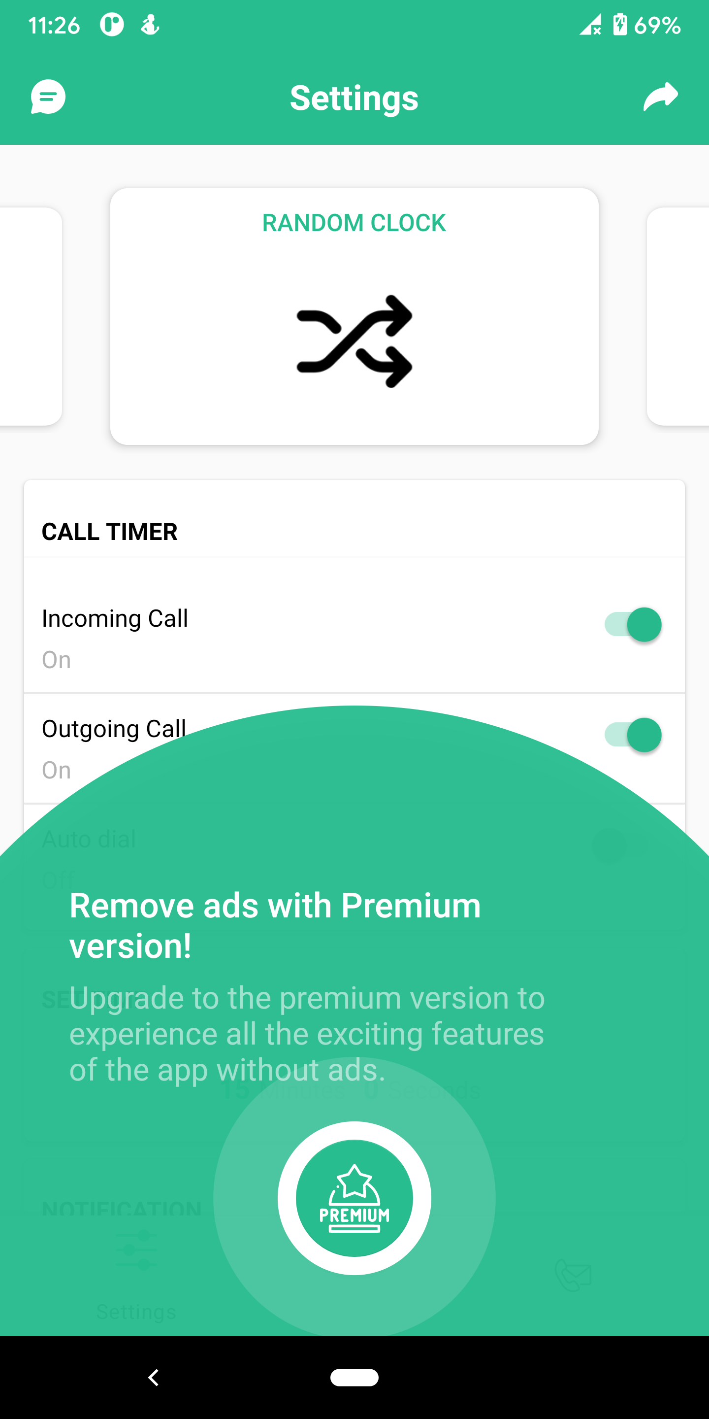 اسکرین شات 3 برنامه Call Timer