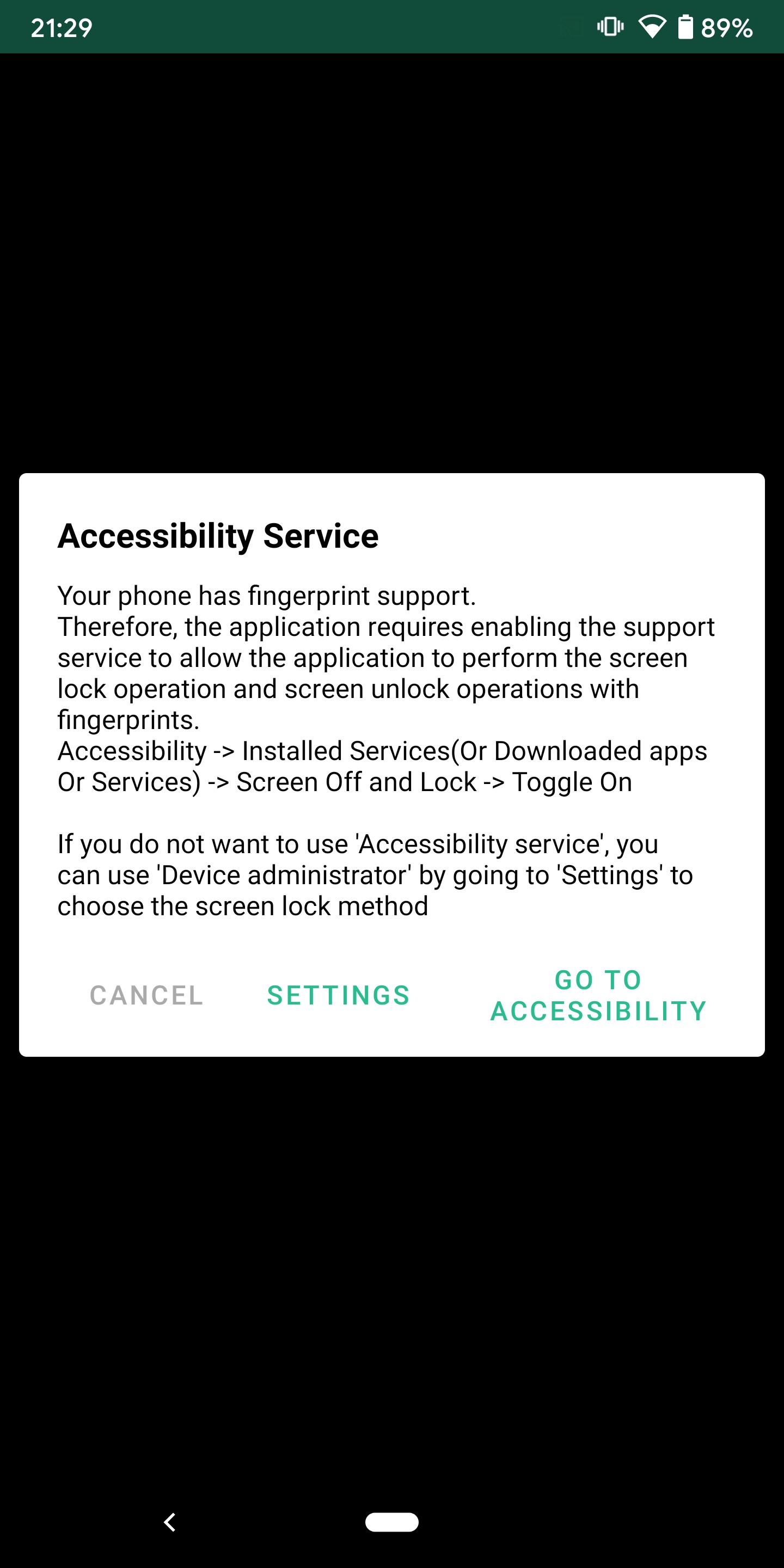 اسکرین شات 8 برنامه Screen Off and Lock