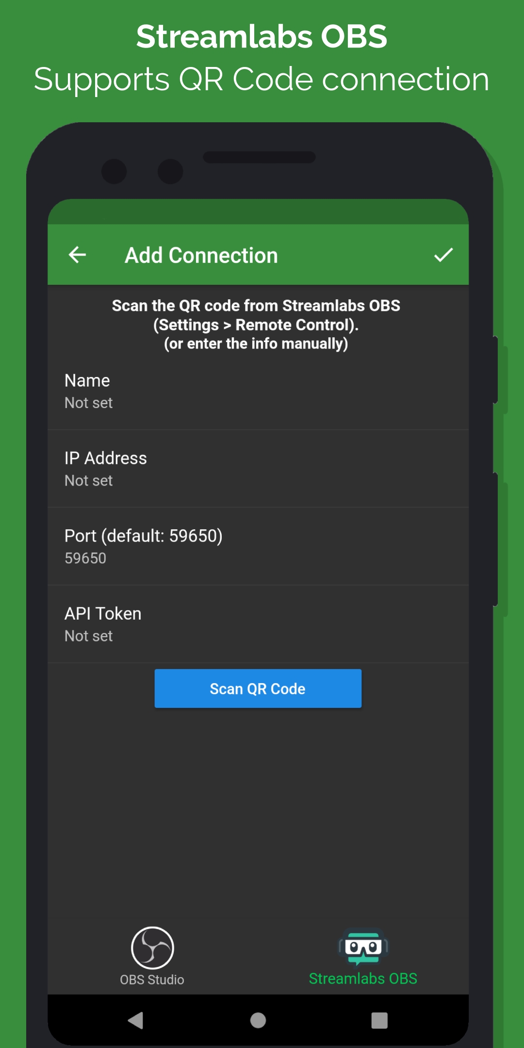اسکرین شات برنامه StreamCtrl - Remote for OBS 6