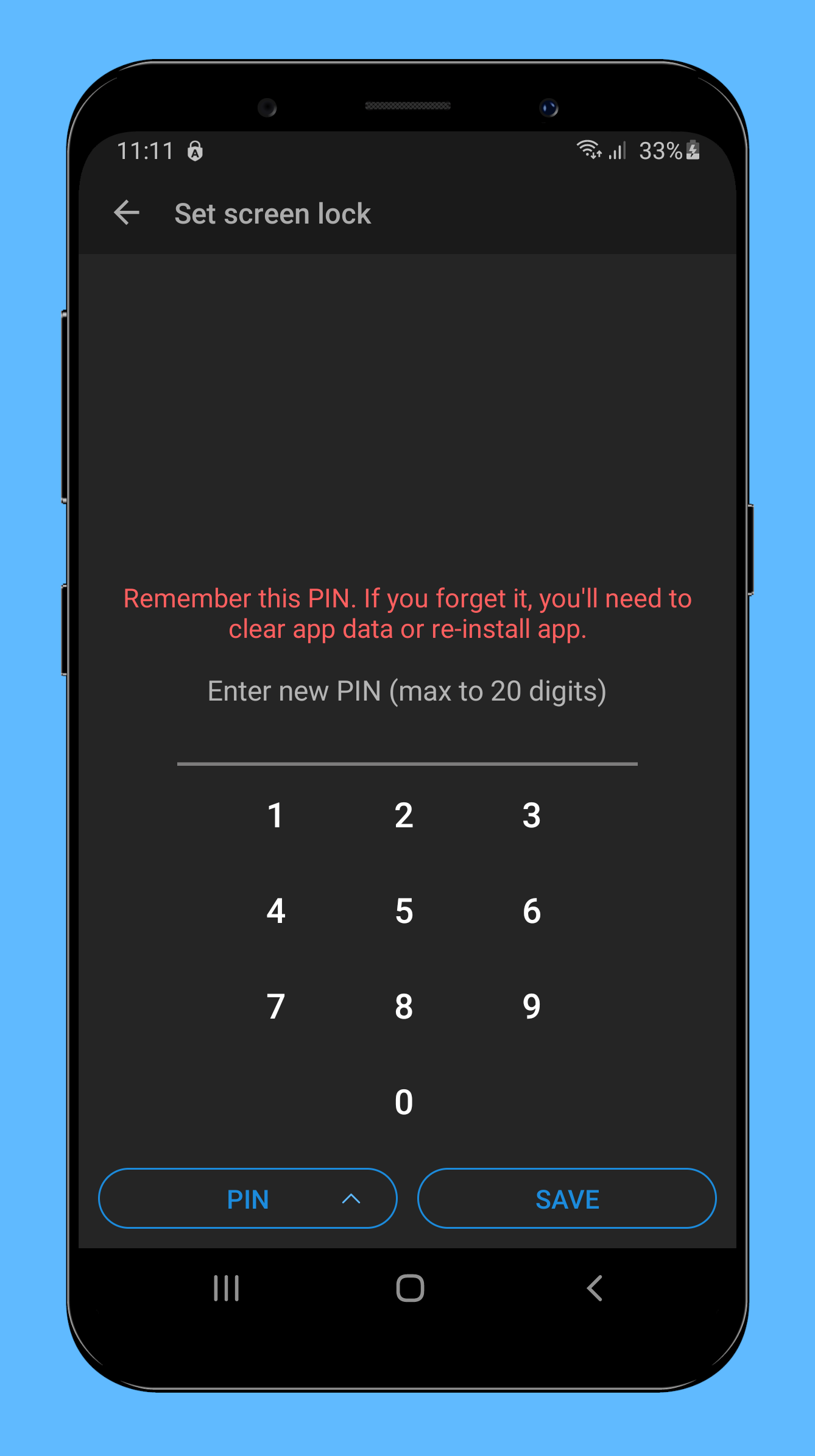 اسکرین شات 6 برنامه App Locker - Protect apps