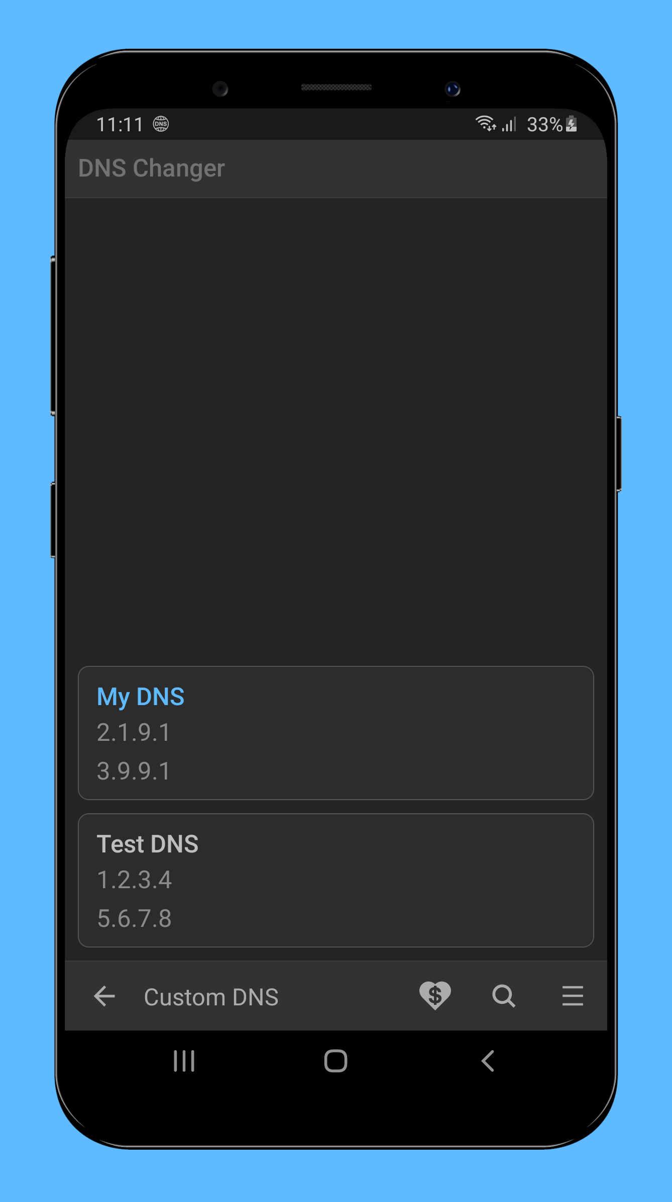 اسکرین شات 4 برنامه DNS Changer - Better Internet