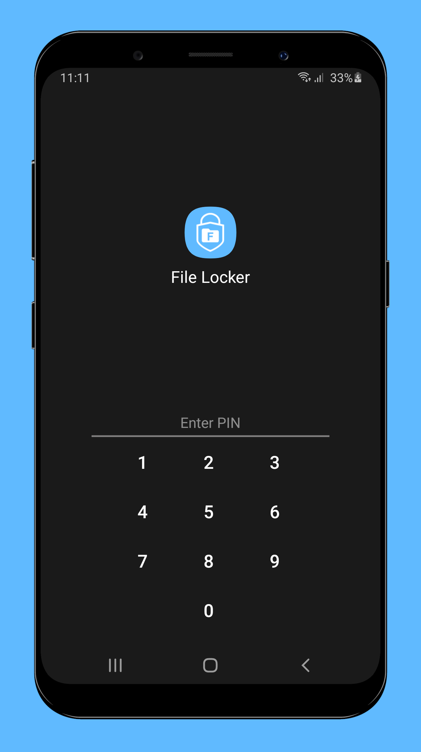 اسکرین شات 1 برنامه File Locker - Protect files