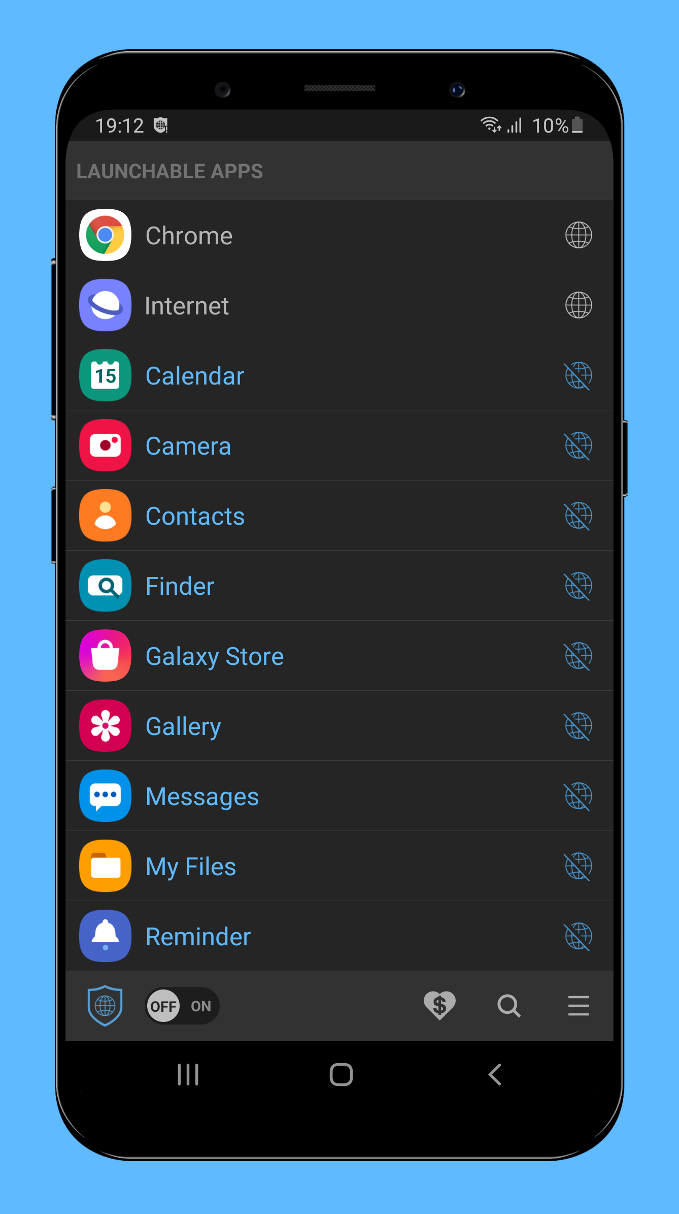 اسکرین شات برنامه Net Blocker - Firewall per app 1