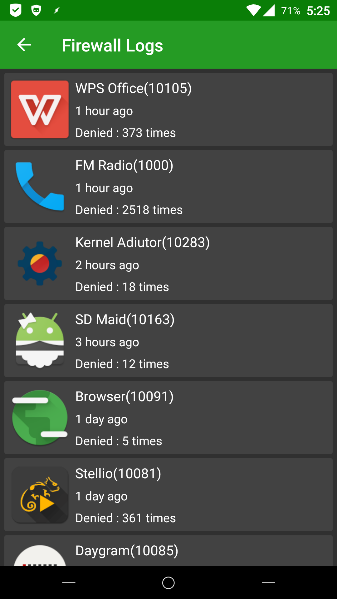 اسکرین شات 2 برنامه AFWall+ (Android Firewall +)