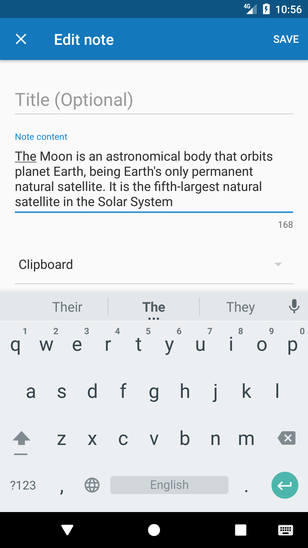 اسکرین شات برنامه Clipboard Manager 3