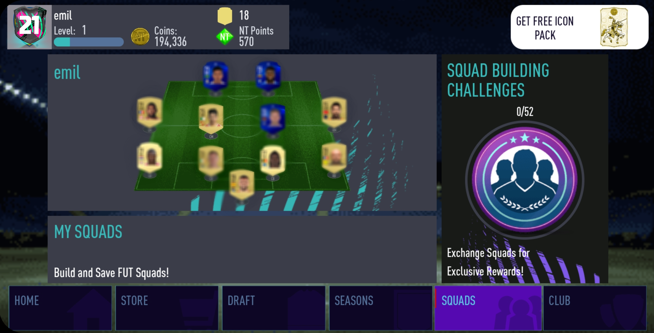 اسکرین شات 5 بازی NT 21 Draft + Pack Opener