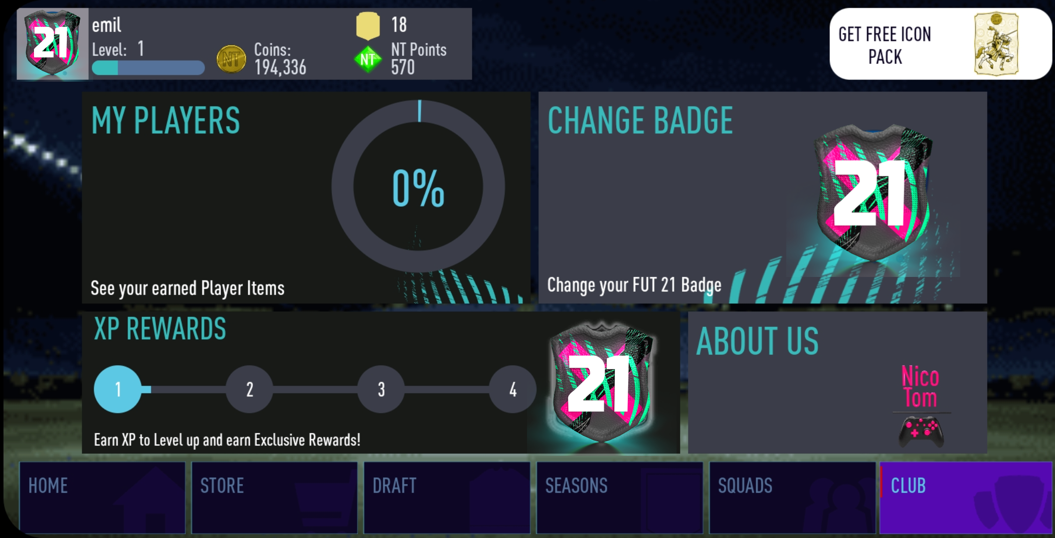 اسکرین شات 3 بازی NT 21 Draft + Pack Opener