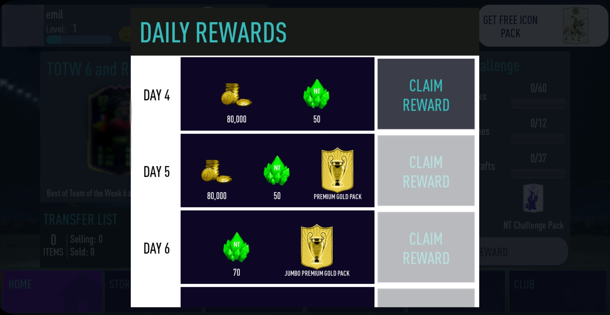 اسکرین شات 2 بازی NT 21 Draft + Pack Opener