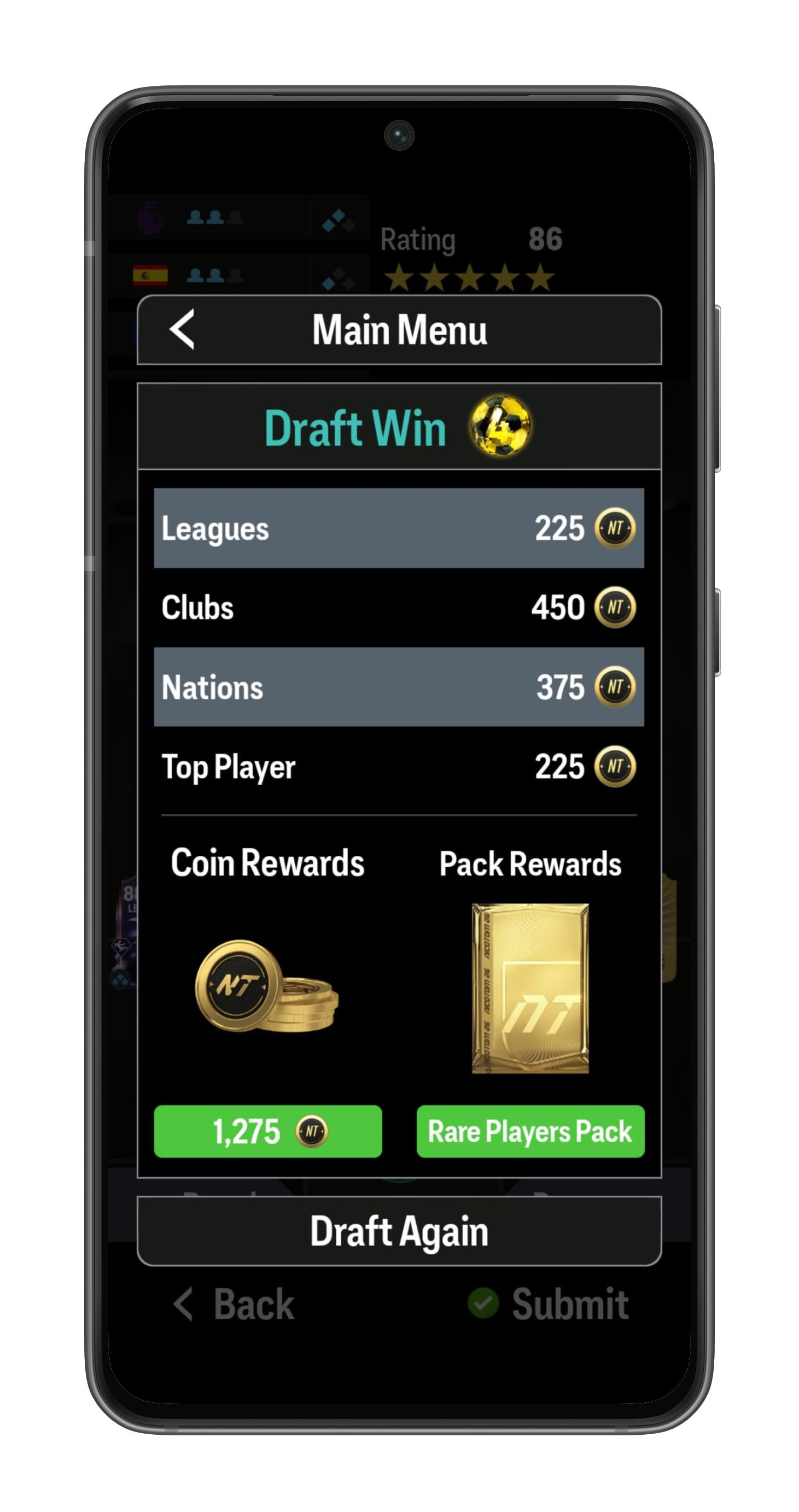 اسکرین شات 5 بازی NT FUT 26 Draft + Pack Sim