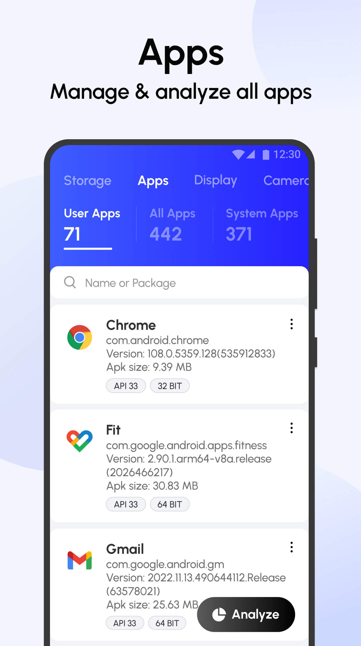 اسکرین شات 4 برنامه Device Info: System Info & CPU