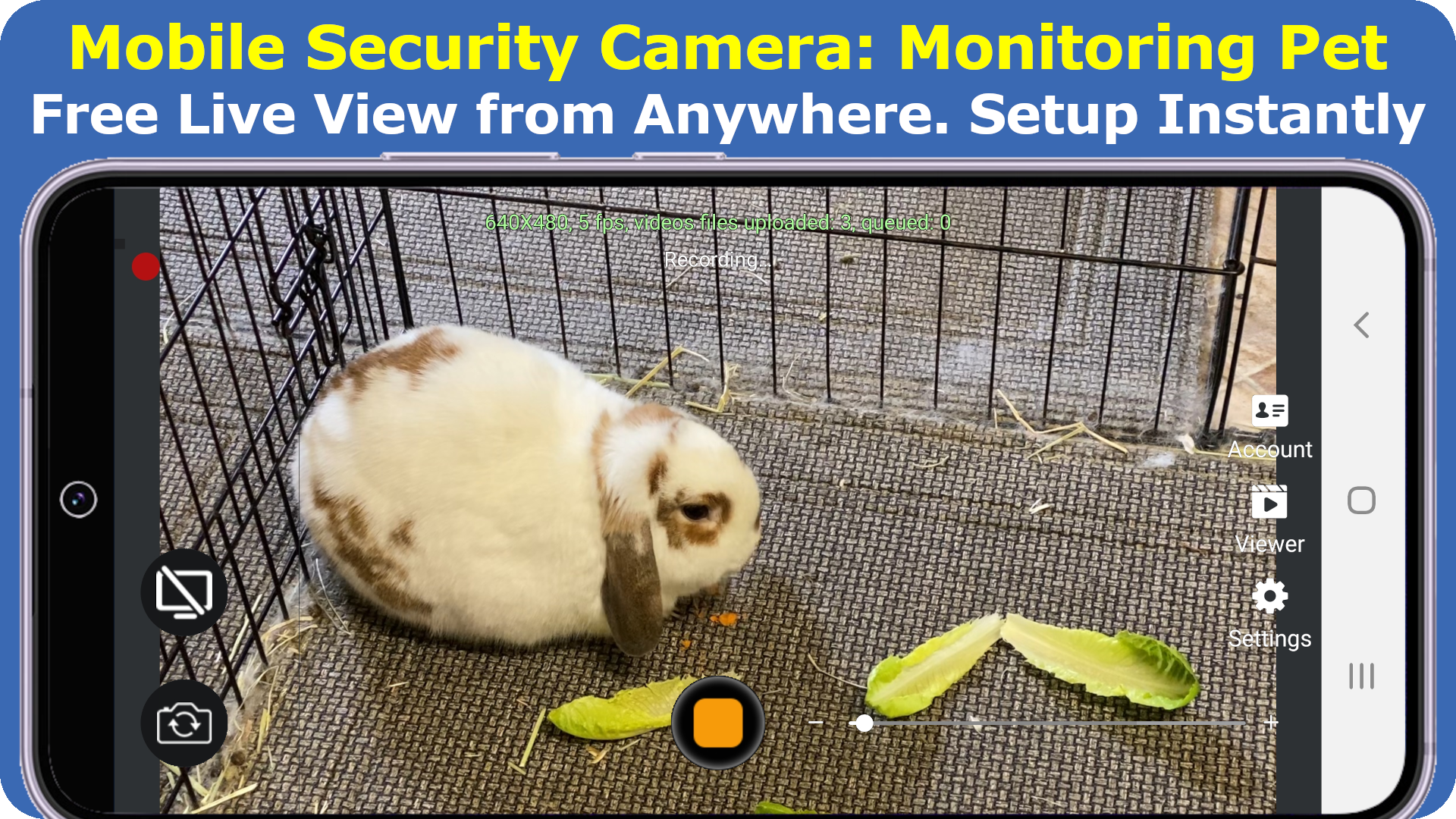 اسکرین شات 5 برنامه Mobile Security Camera (FTP)