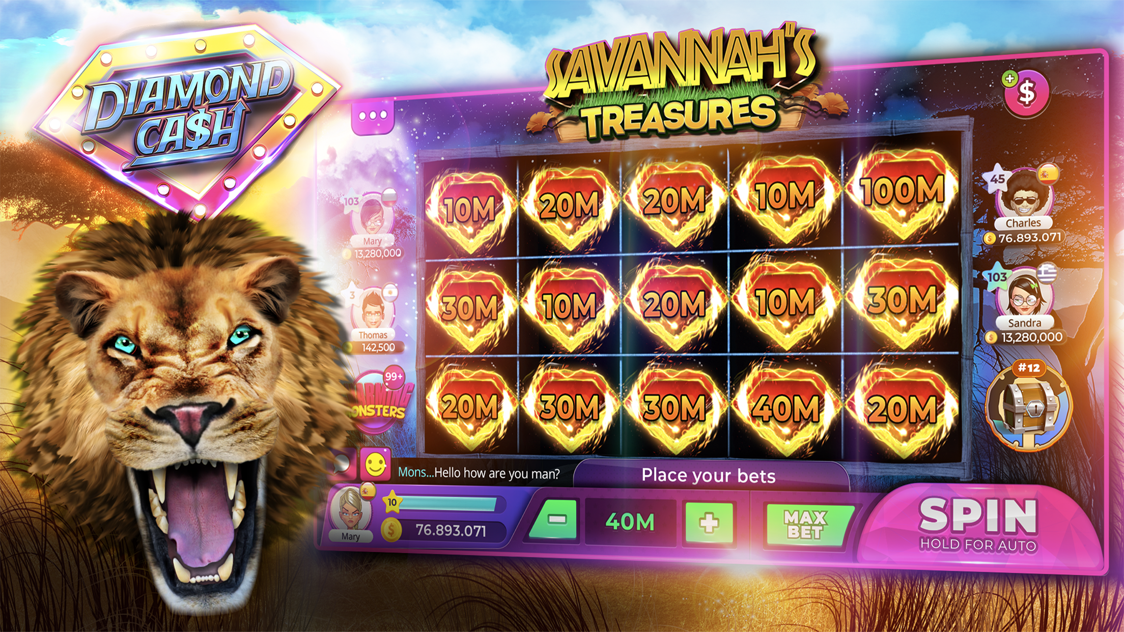 اسکرین شات 7 بازی Diamond Cash Slots Casino