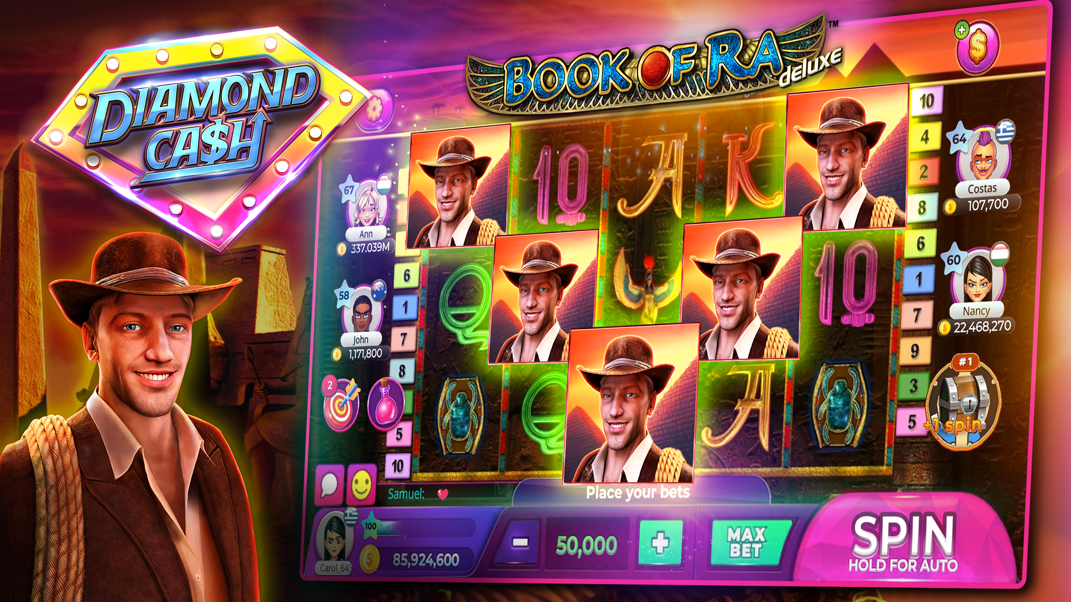 اسکرین شات 2 بازی Diamond Cash Slots Casino