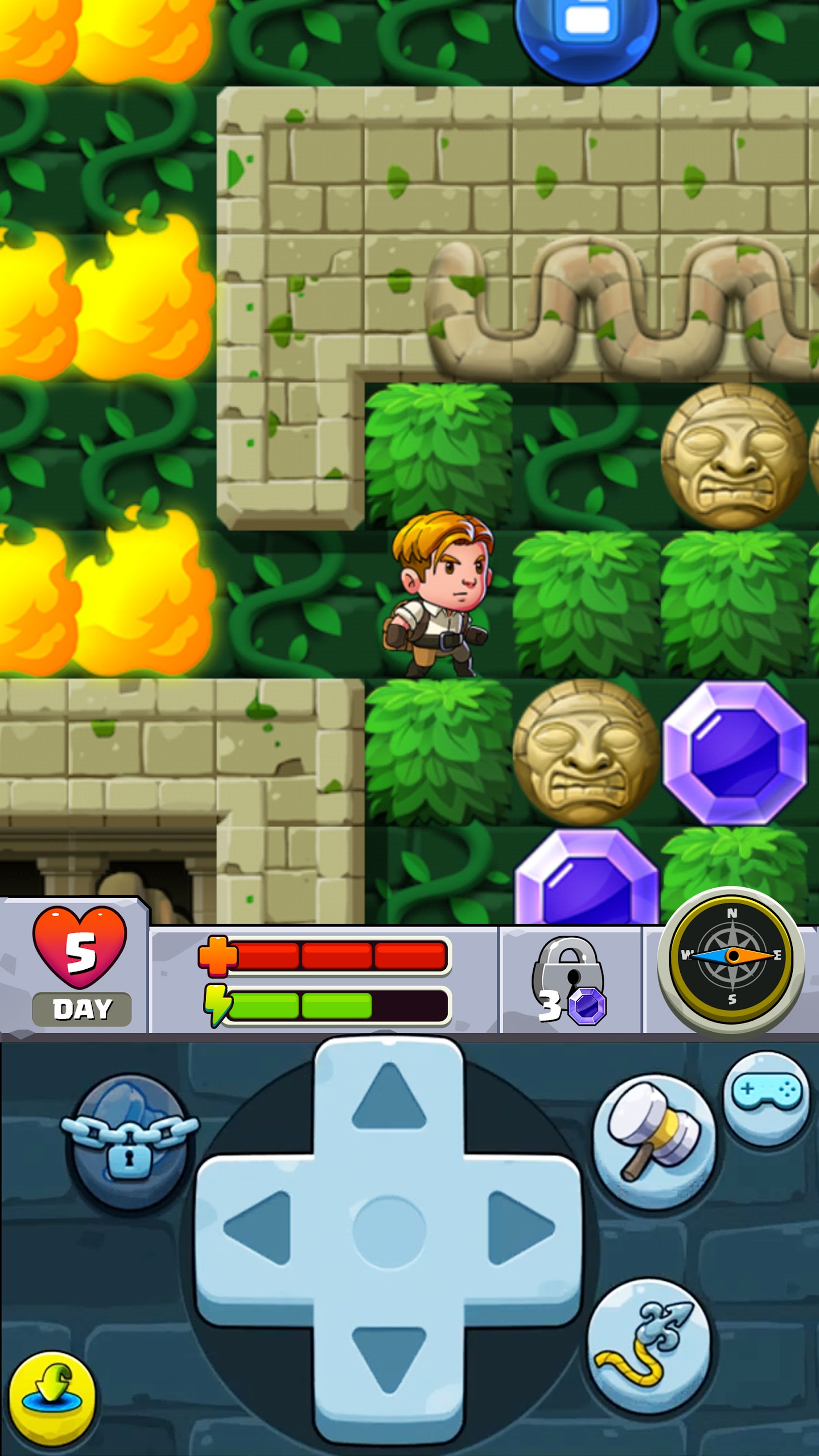 اسکرین شات 1 بازی Diamond Quest 2: Lost Temple