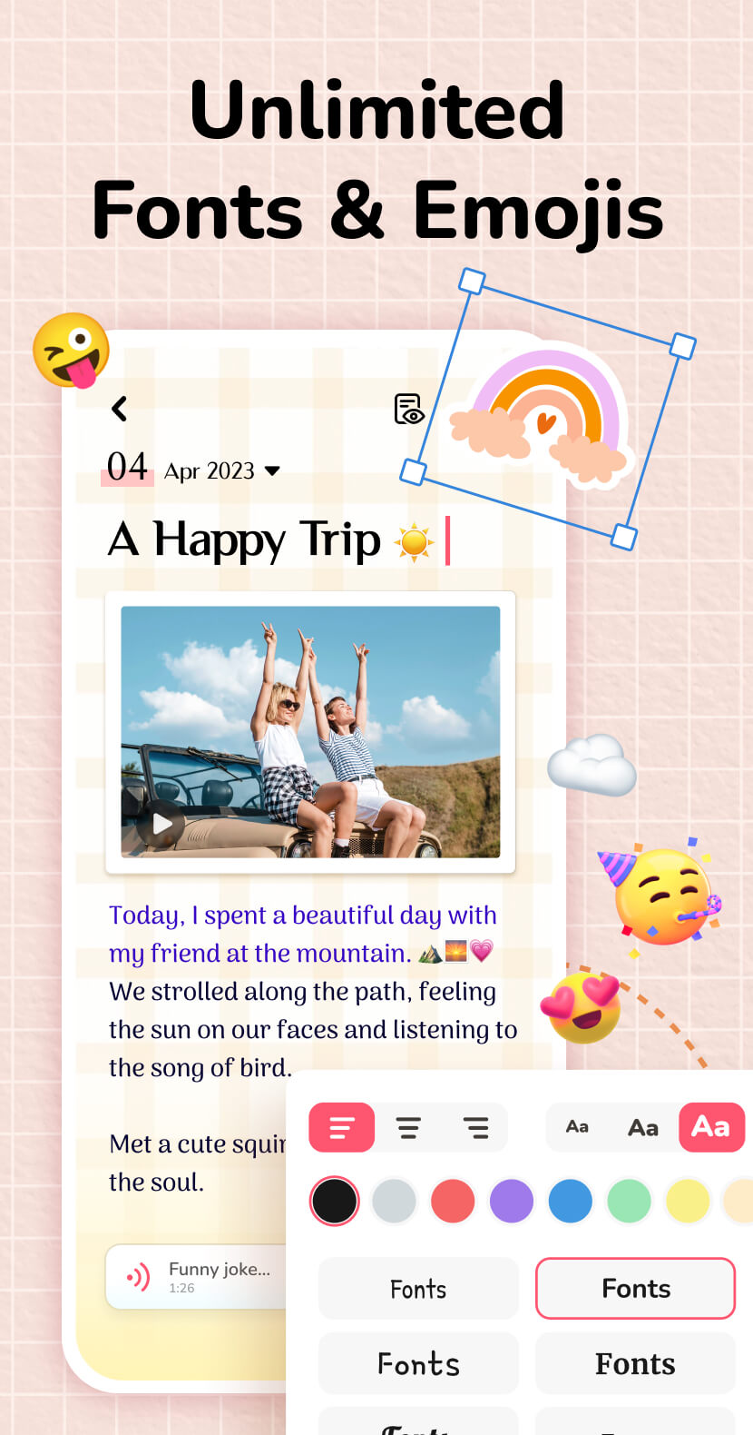 اسکرین شات 5 برنامه Diary with Lock: Diary Journal