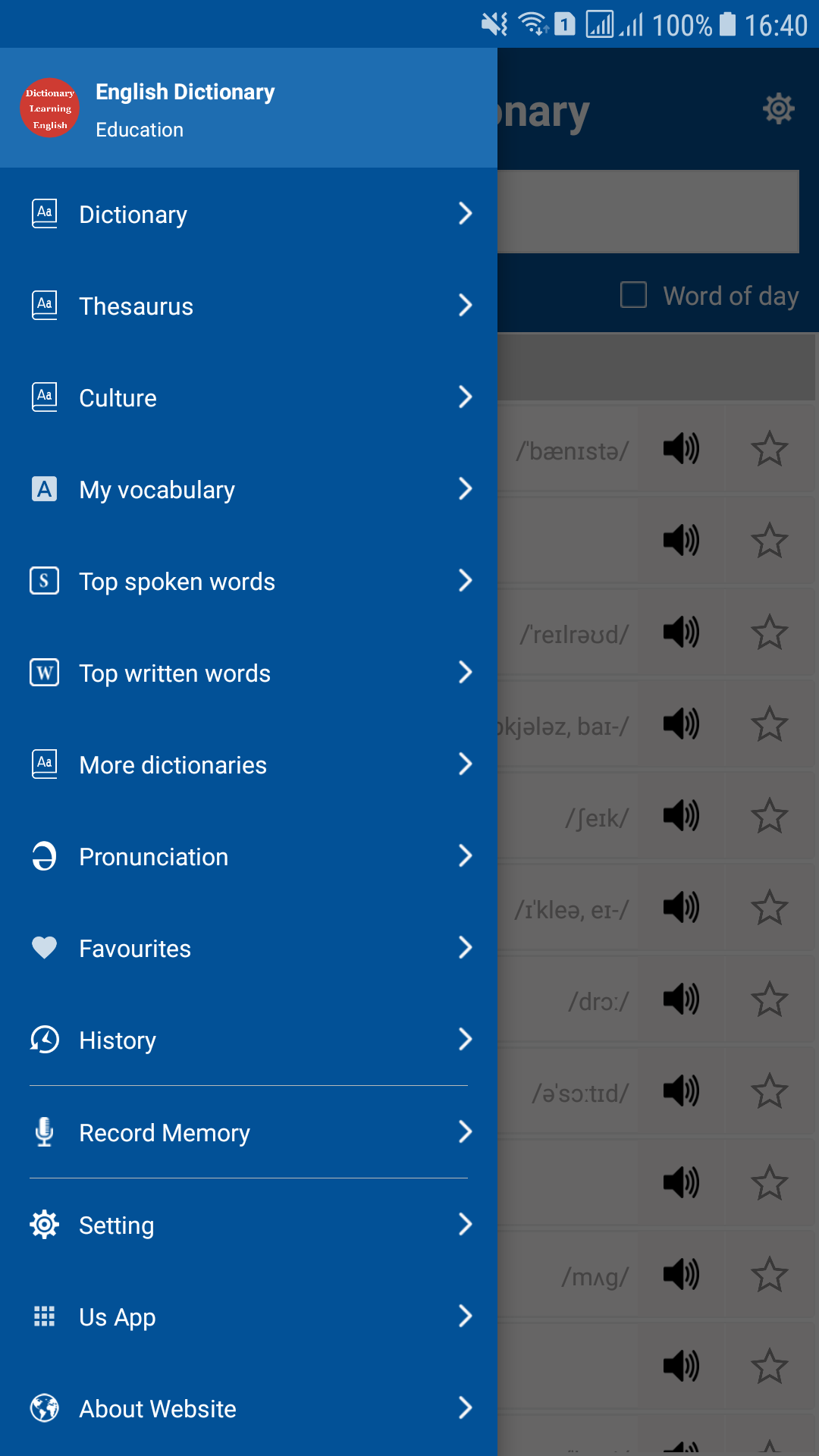اسکرین شات 6 برنامه Dictionary of English - LDOCE6