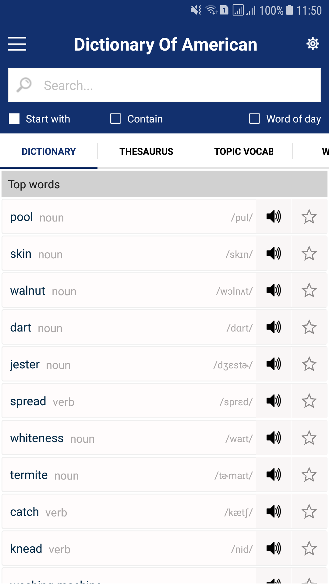 اسکرین شات 3 برنامه Longman Dictionary Of American English