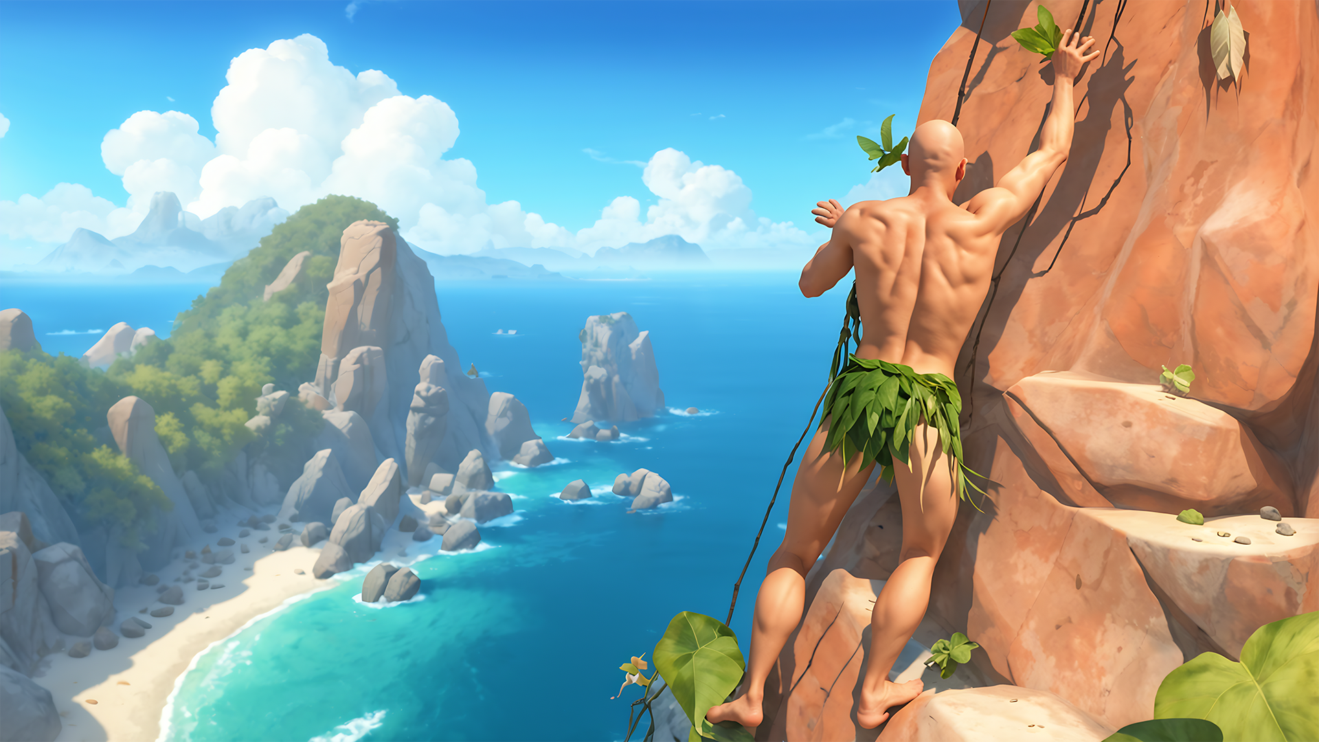 اسکرین شات 1 بازی Super Rock Climber Game