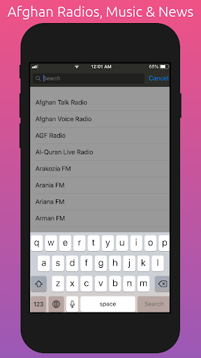 اسکرین شات 3 برنامه Afghan All Live Radios, Music, News & Media Online